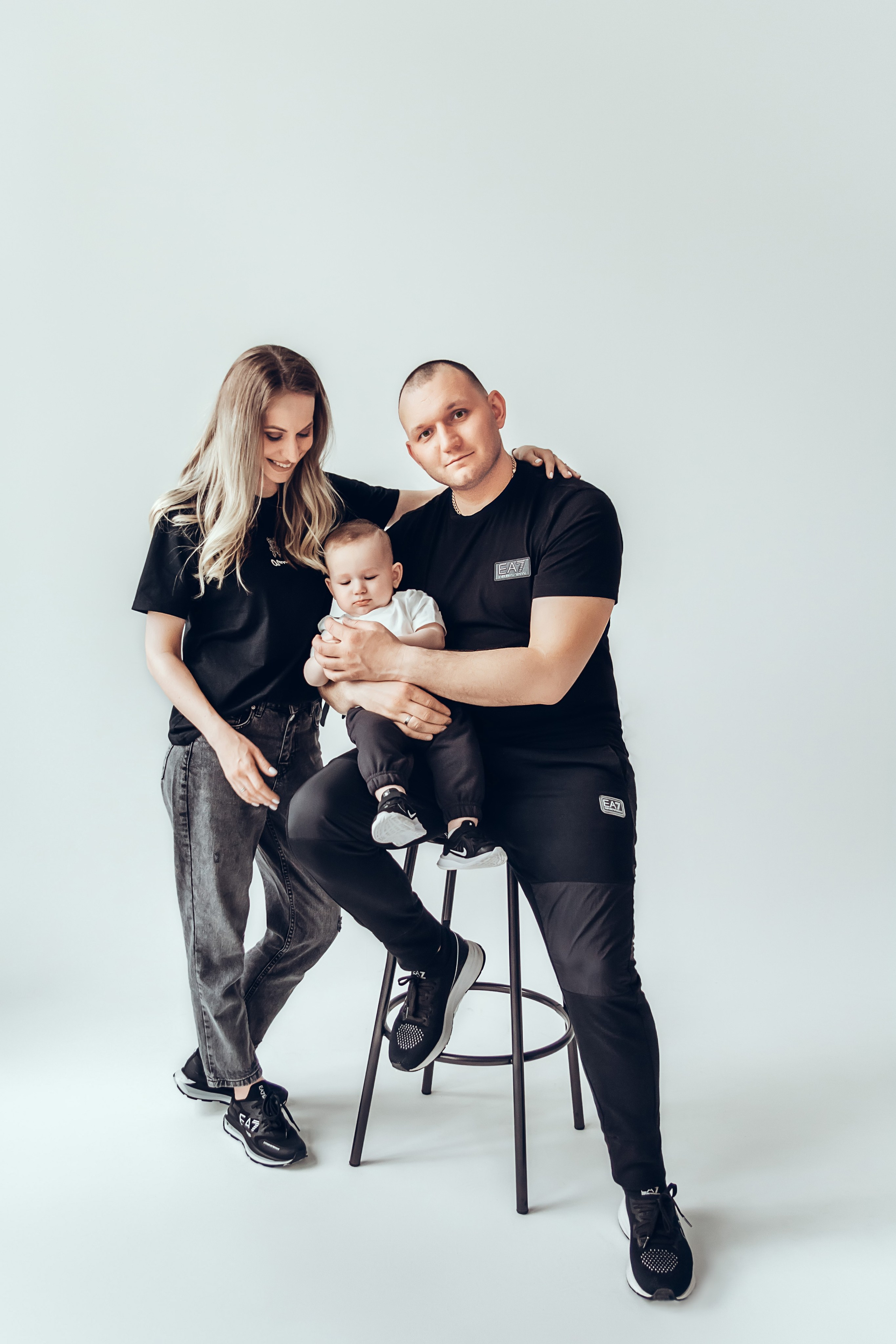 Годик Ростиславу в стиле «минимализм». Семейный и детский фотограф Кущ Наташа