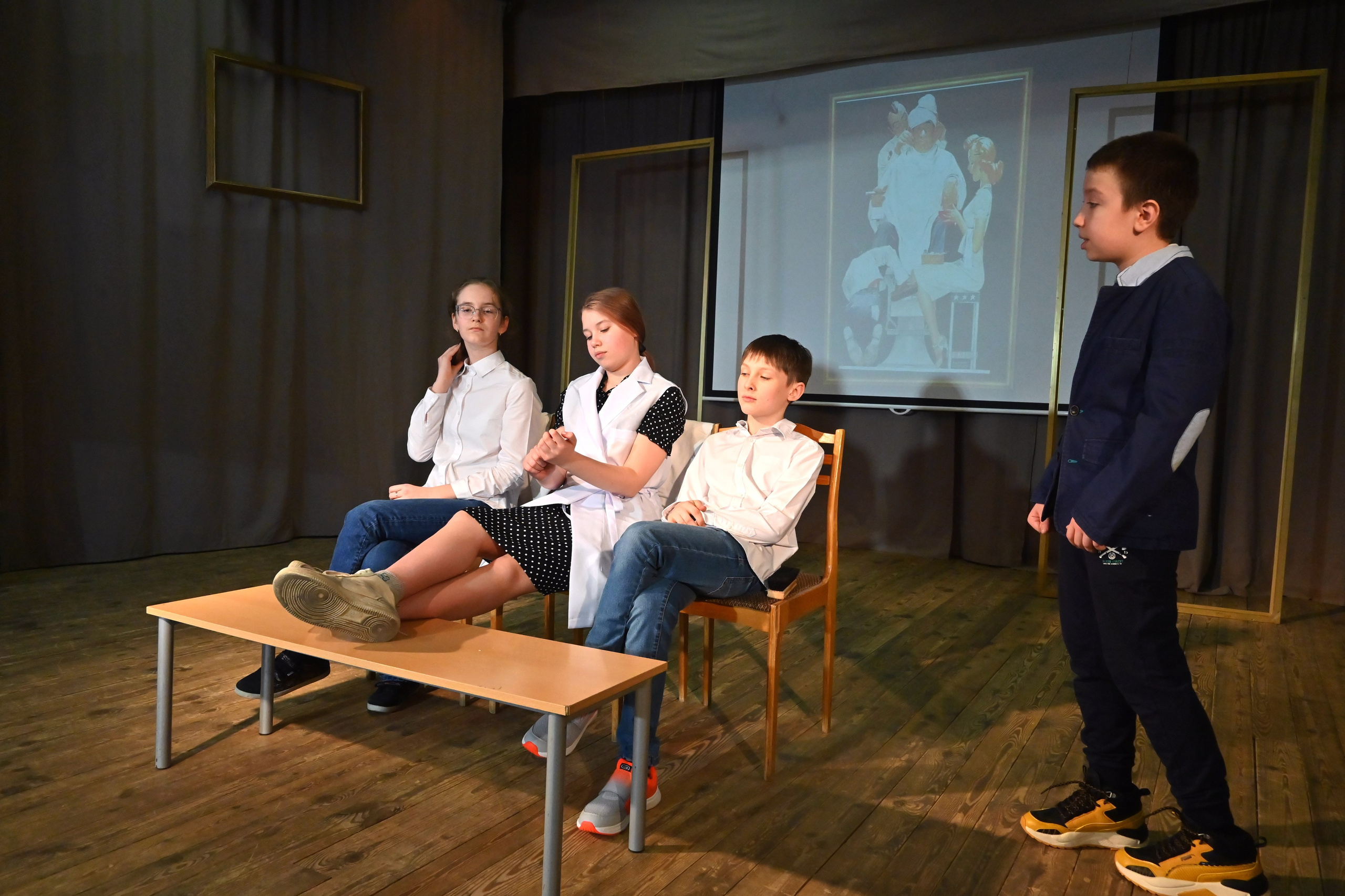 Юные театралы 09.02.2024. Профессиональный фотограф в Москве Алёна Котова