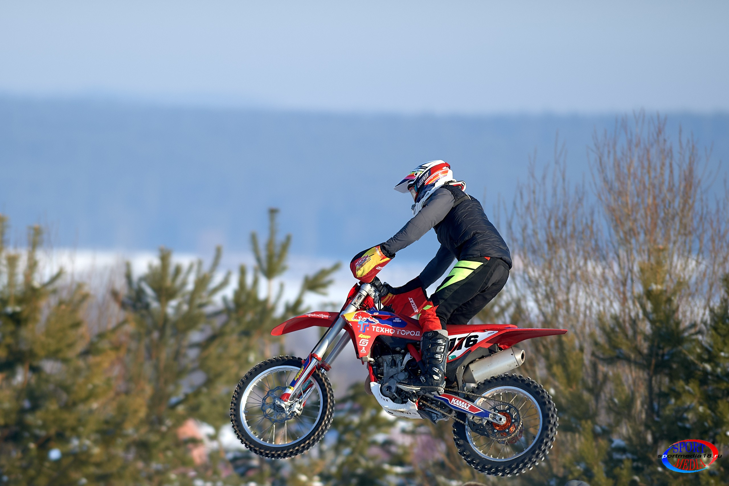 3 этап Кубка Удмуртской Республики по мотокроссу. Воткинск 23.02.2025. Спортивный репортажный фотограф в Ижевске Сергей Мерзляков