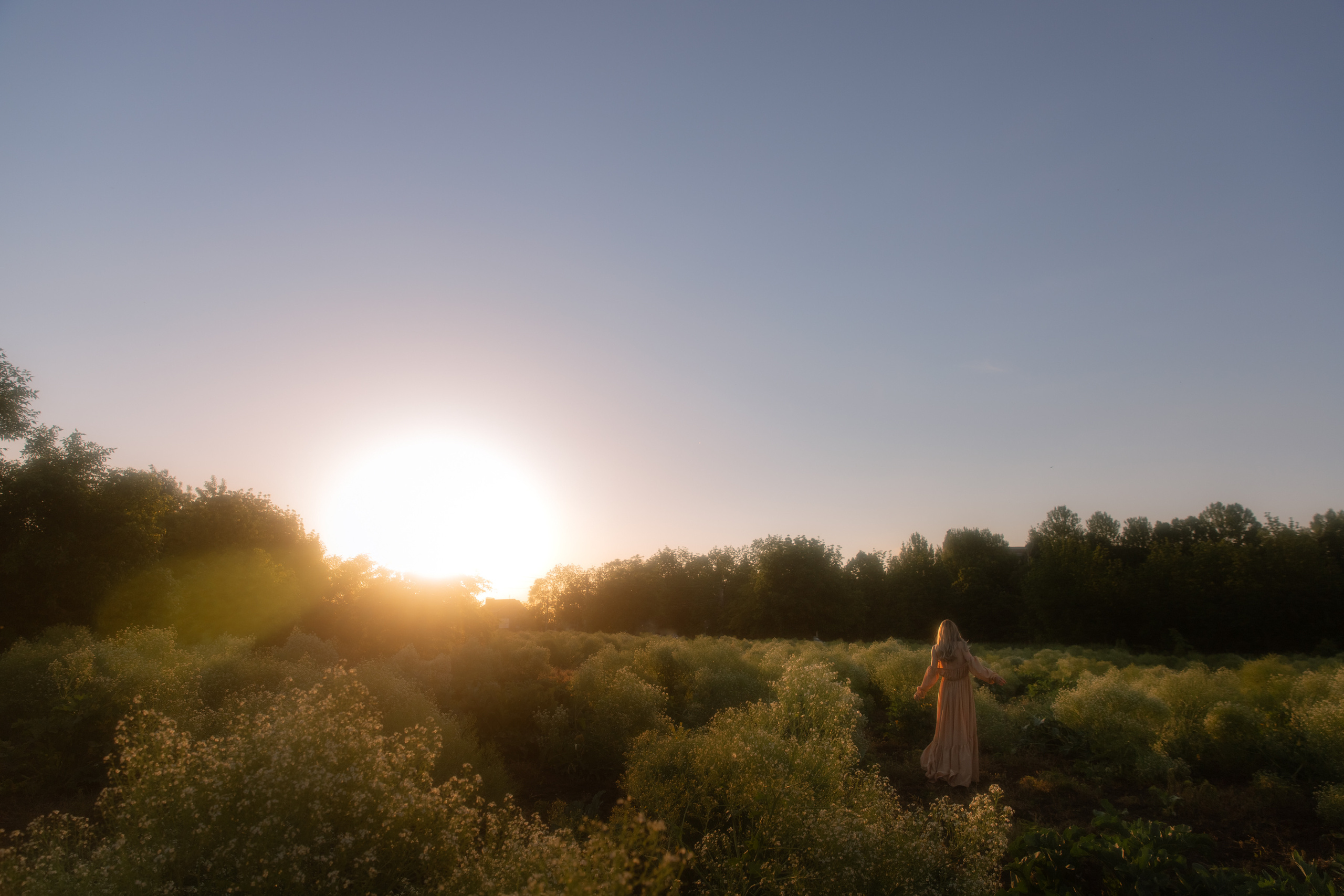 Женственная фотосессия на закате. Кира. Фотограф в Москве Екатерина Черненко