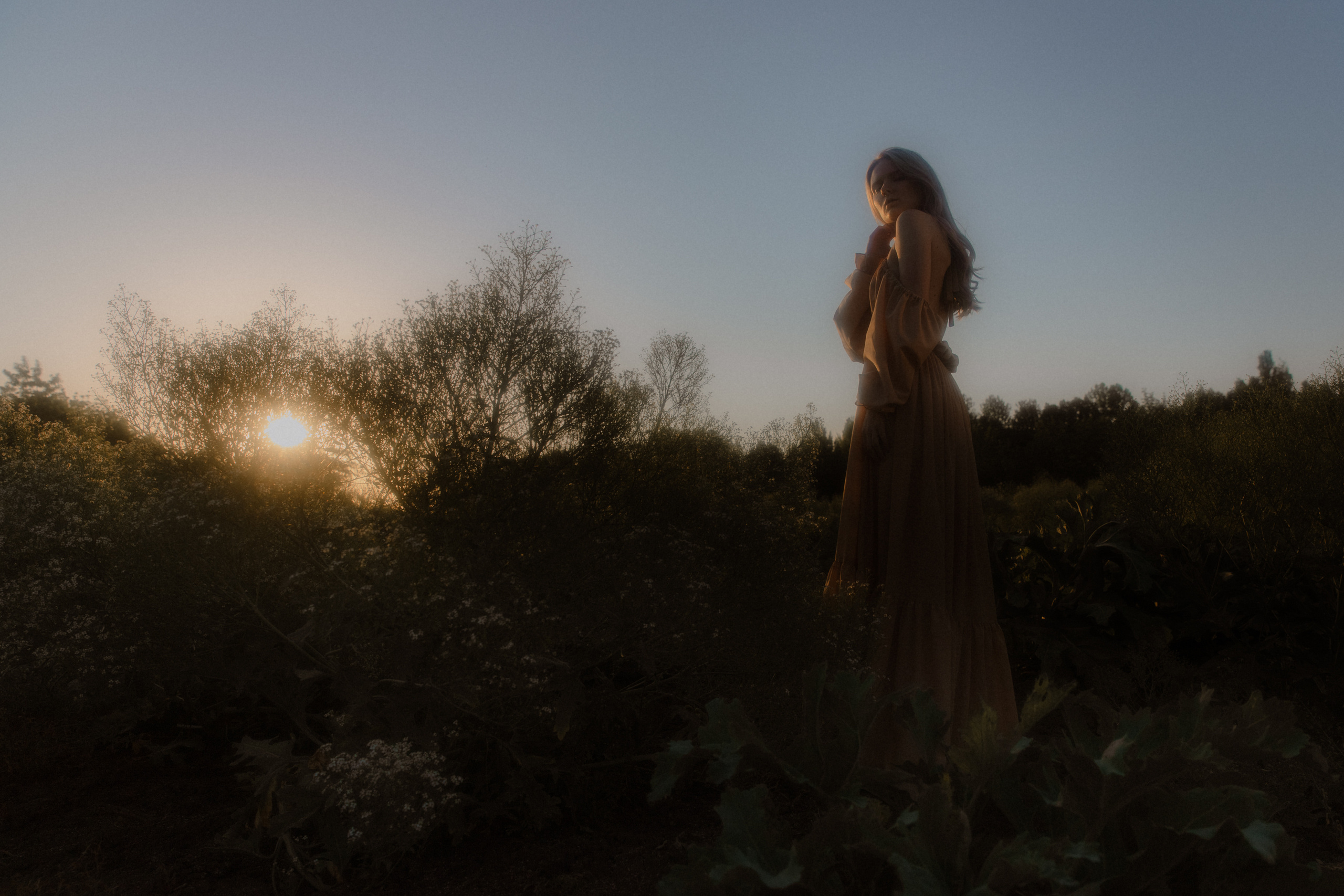 Женственная фотосессия на закате. Кира. Фотограф в Москве Екатерина Черненко