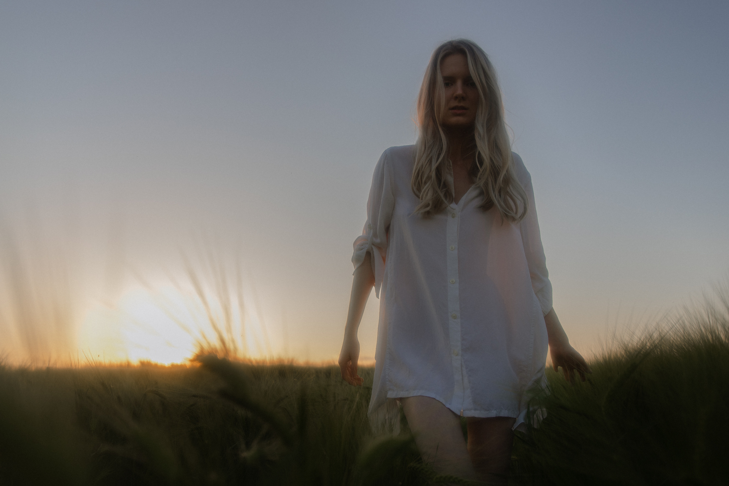 Женственная фотосессия на закате. Кира. Фотограф в Москве Екатерина Черненко