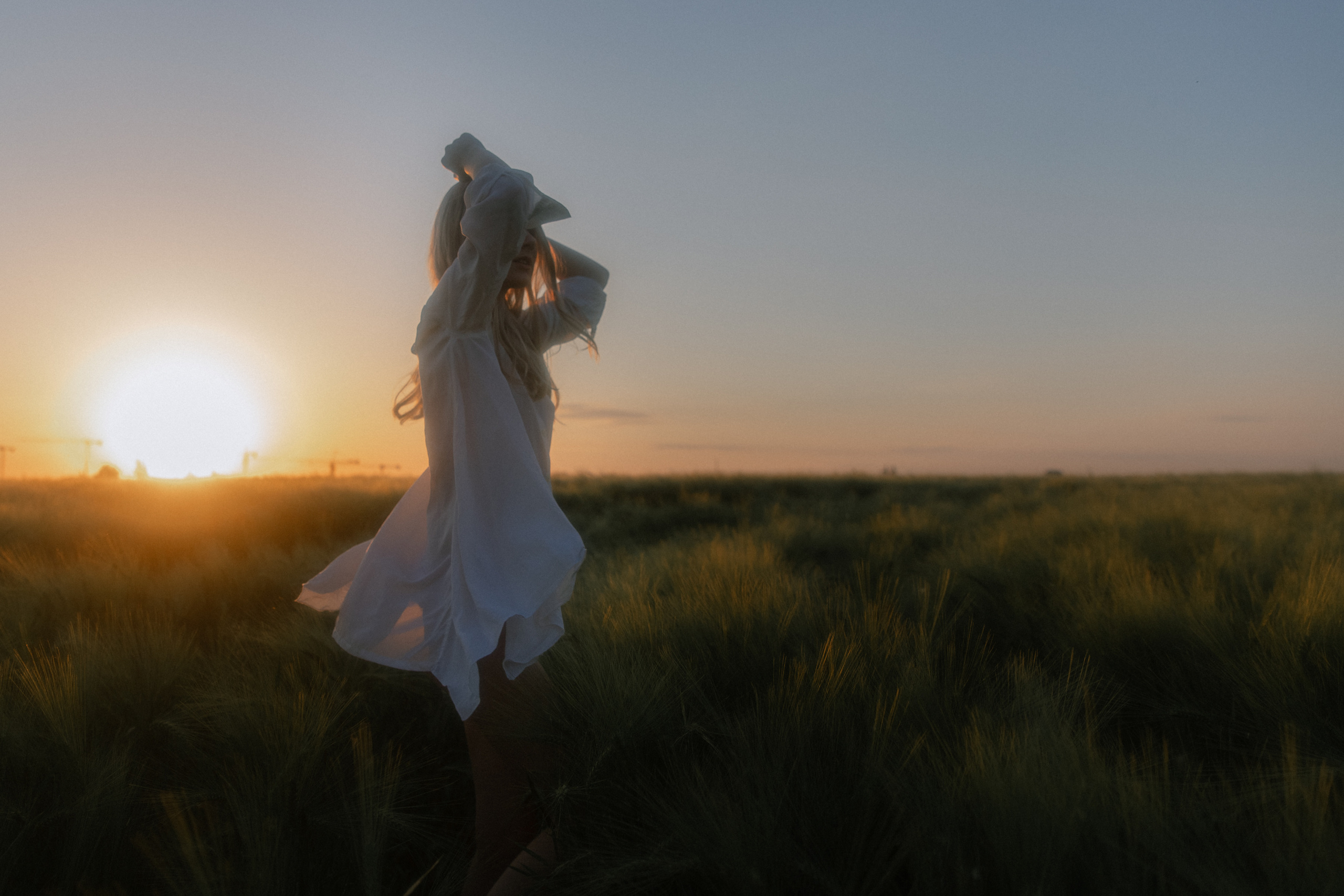 Женственная фотосессия на закате. Кира. Фотограф в Москве Екатерина Черненко