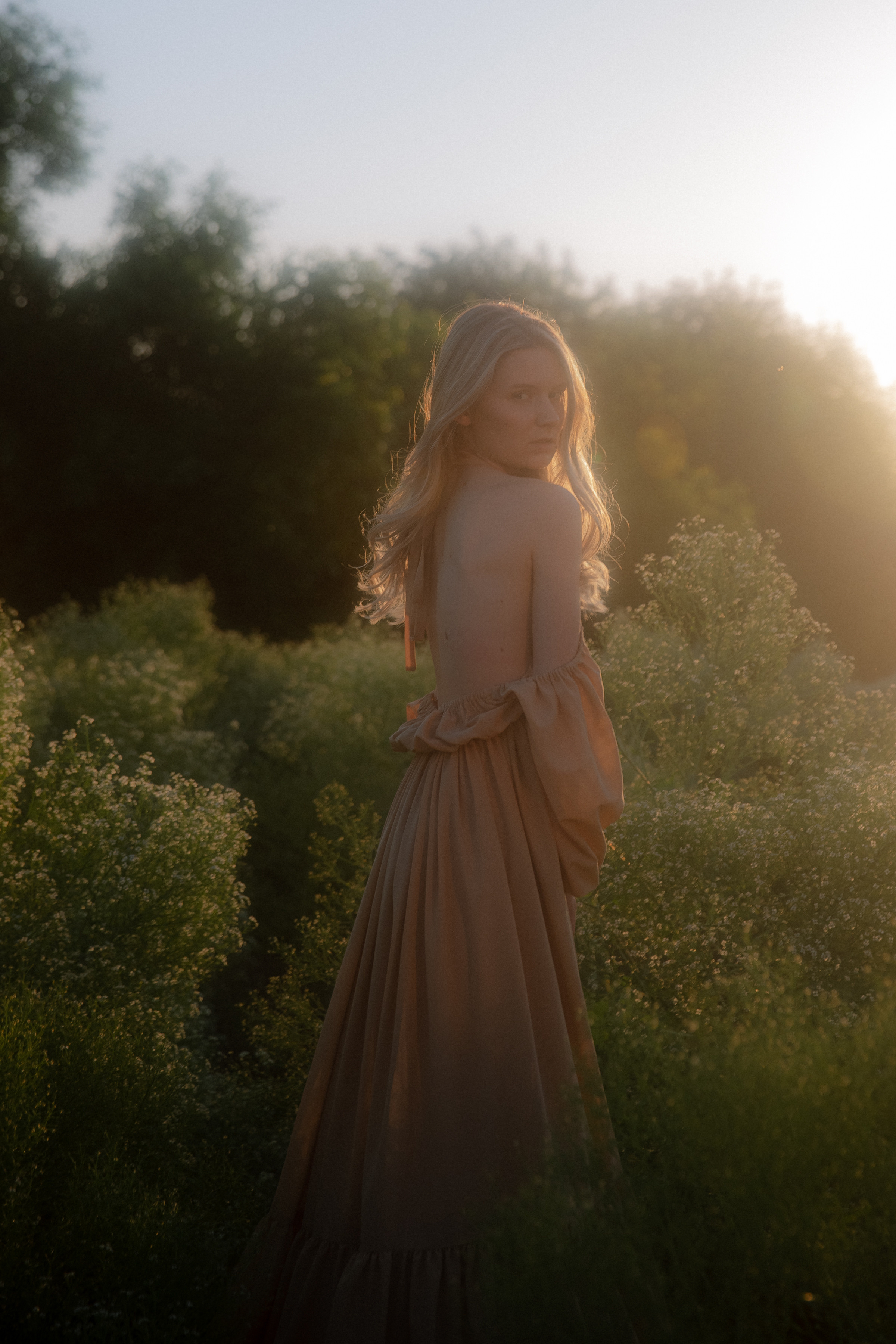 Женственная фотосессия на закате. Кира. Фотограф в Москве Екатерина Черненко