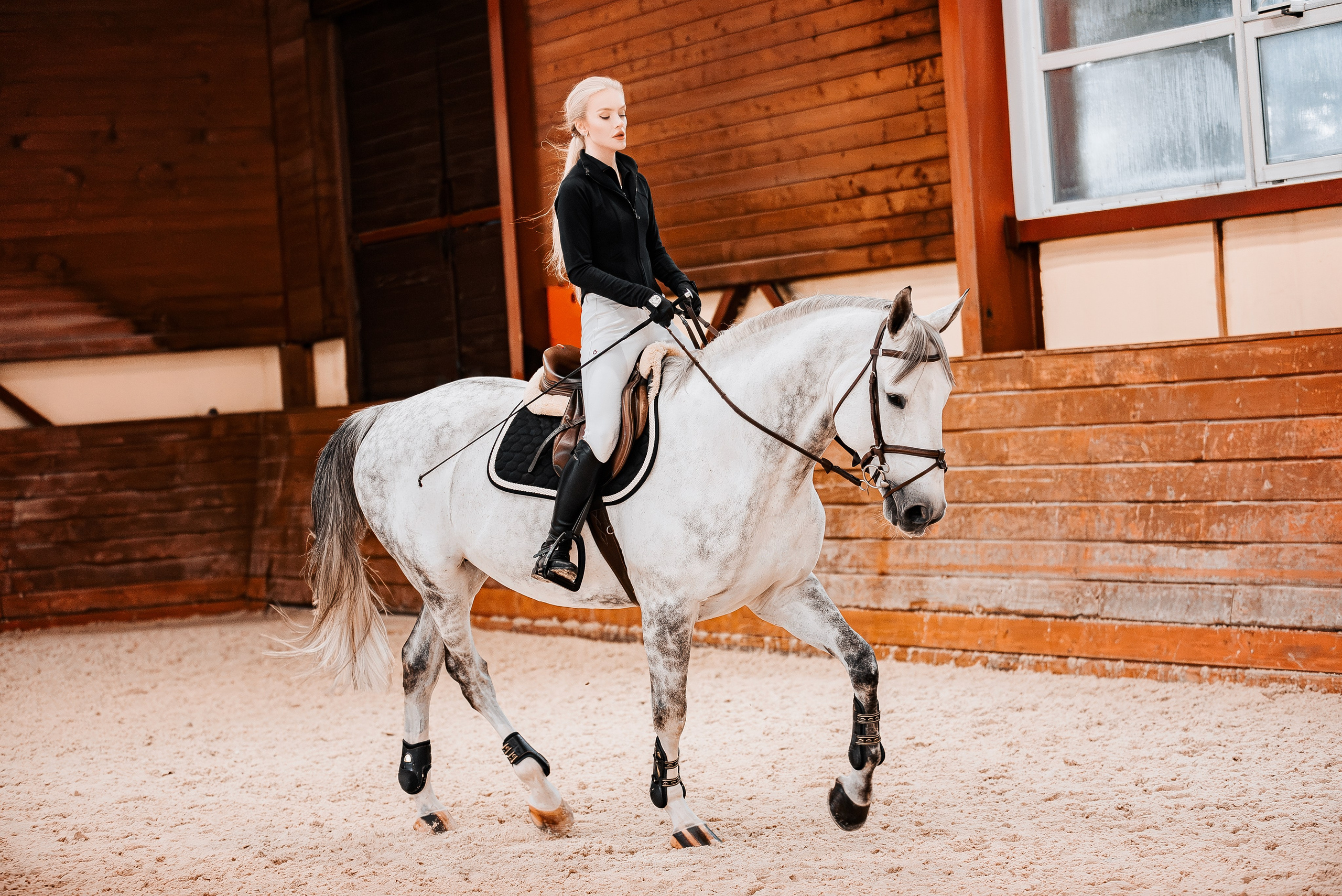 Анастасия и Соперник. Куракина Дарья • Конный фотограф