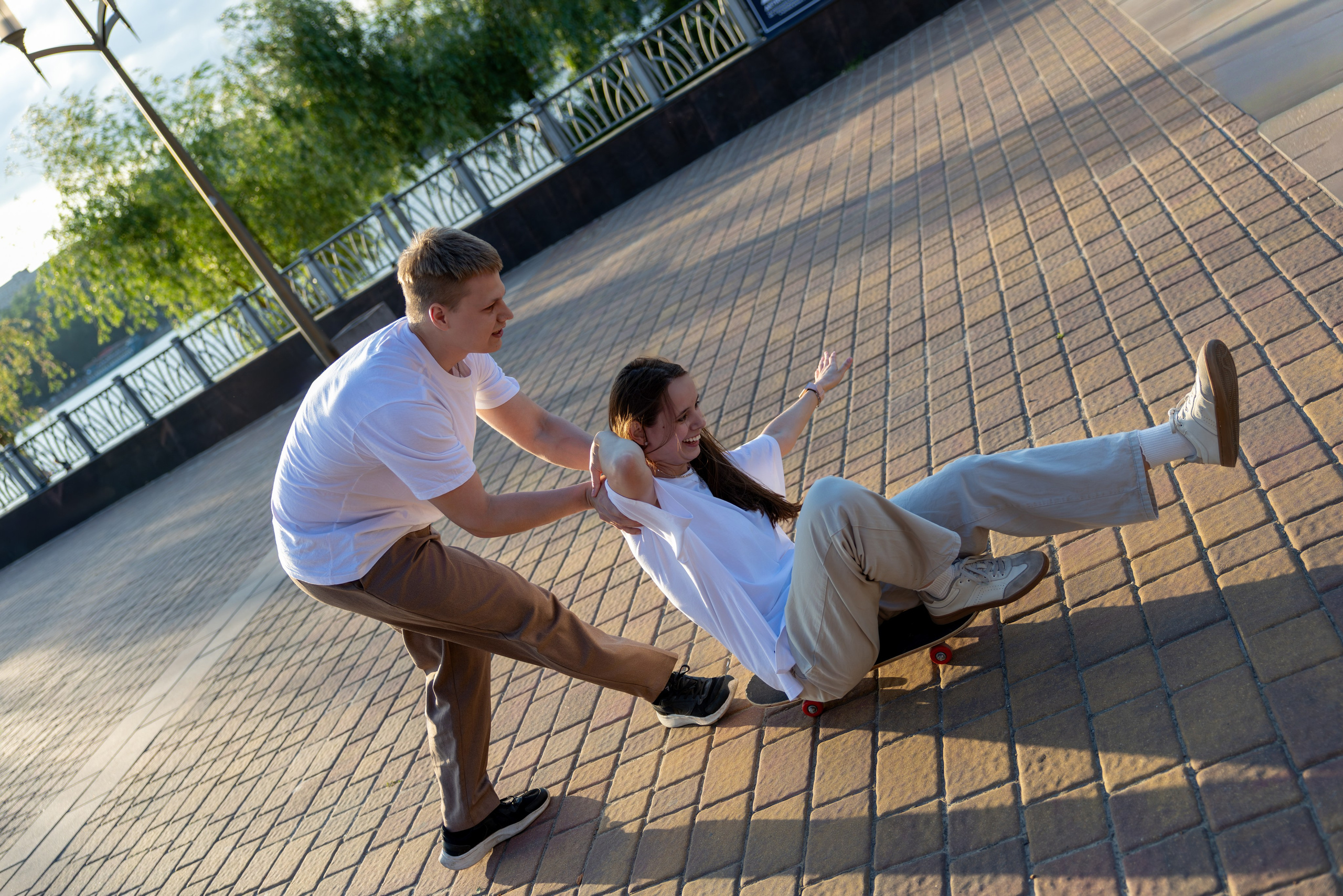 Love Story. Прогулка в парке. Фотограф Максим Калинченко
