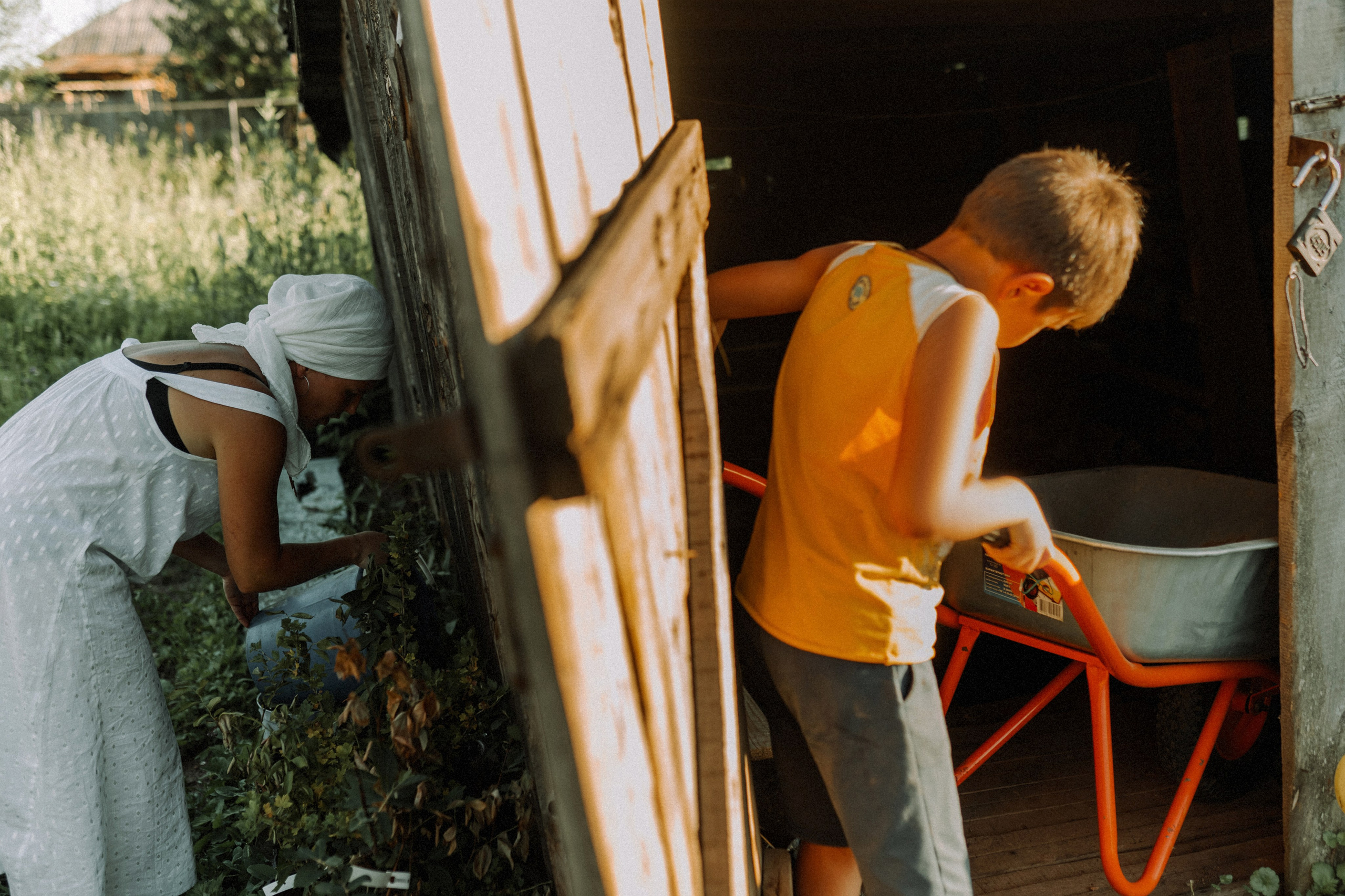 Один день в деревне