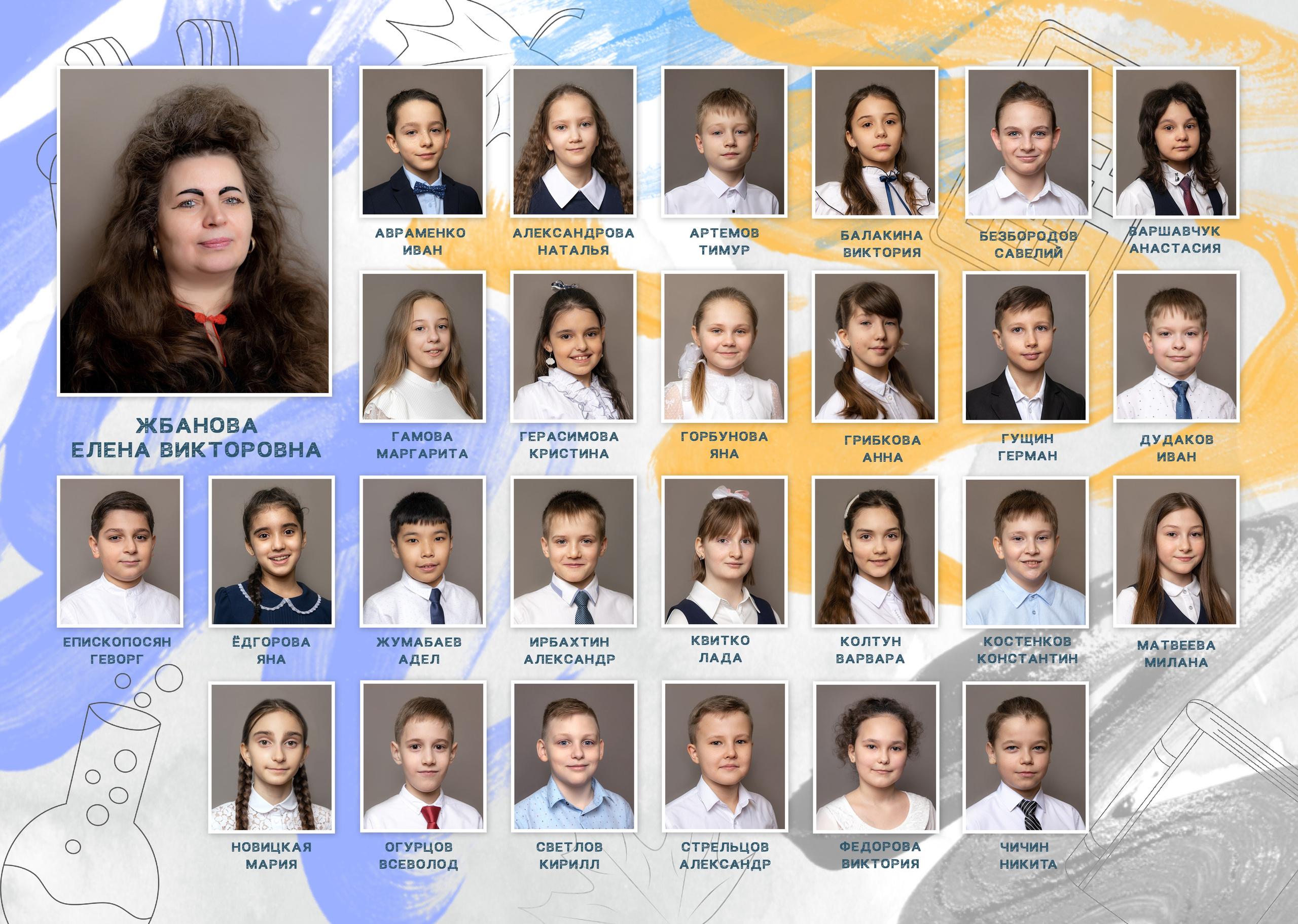 Выпускной альбом для 4 класса. Фотограф в Железнодорожном и Балашихе