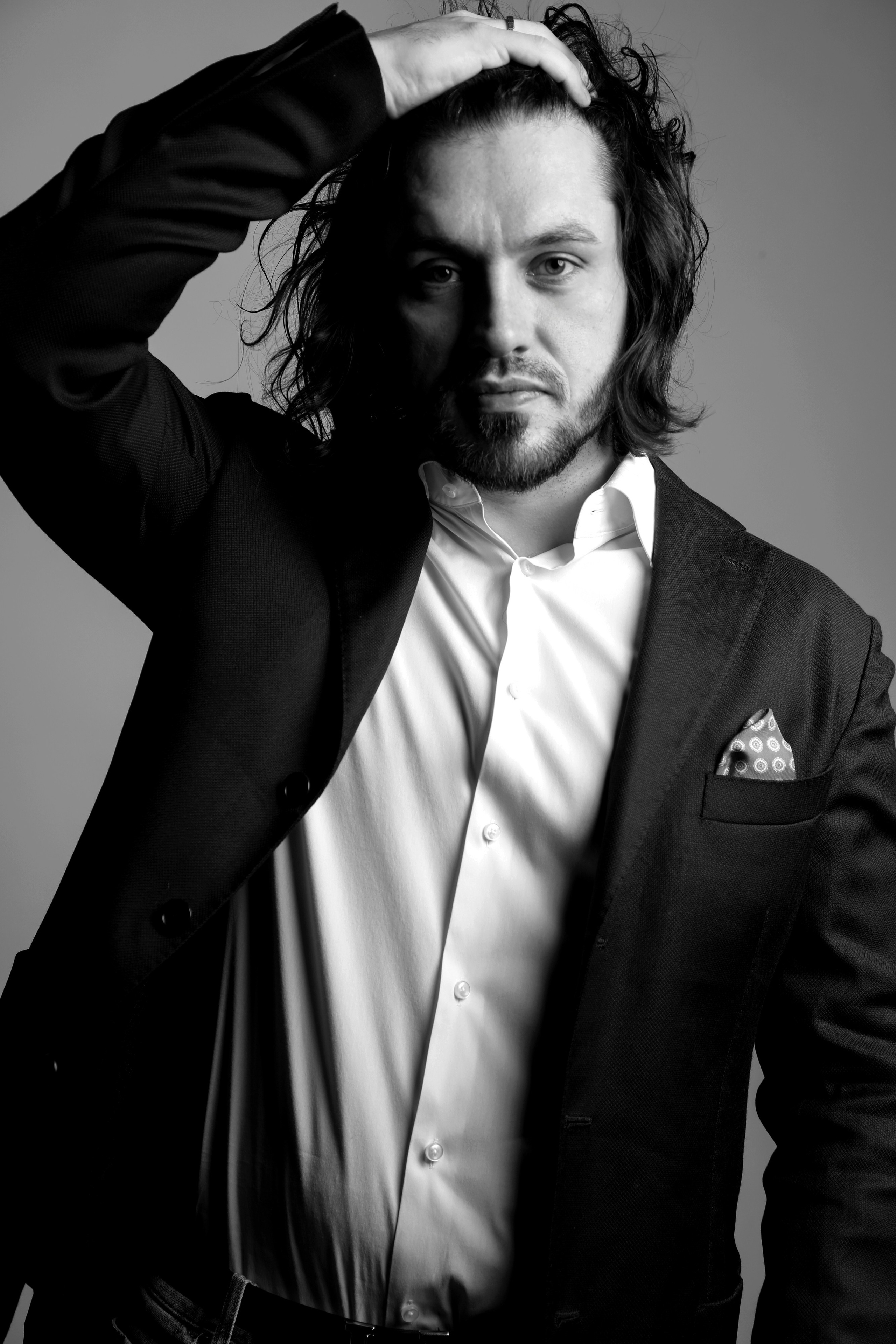 Мужской портрет_ЧБ. Портретный фотограф Ярославль I Натали Чуб