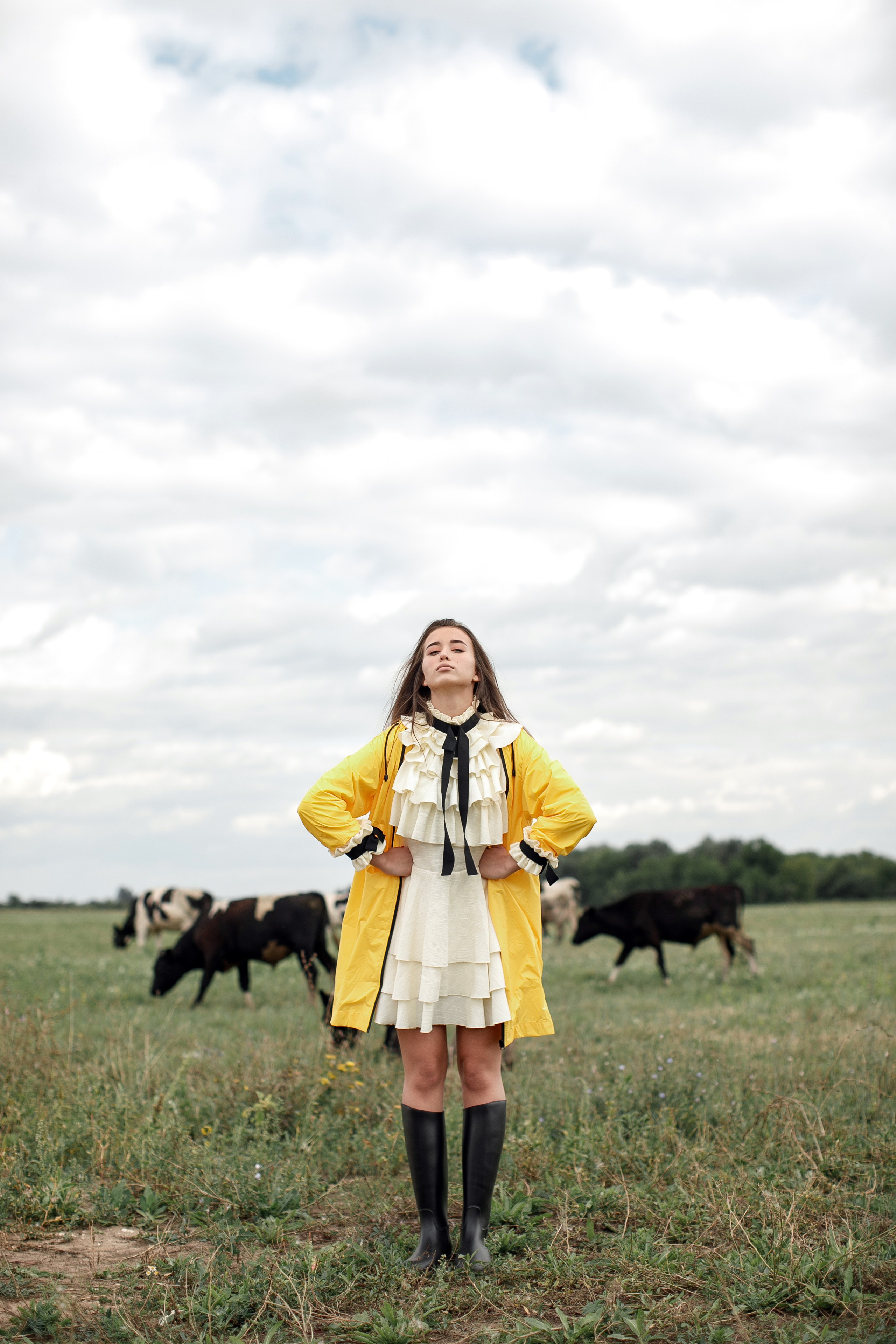 Фотосессия Полины у маяка. Свадебный фотограф Москва