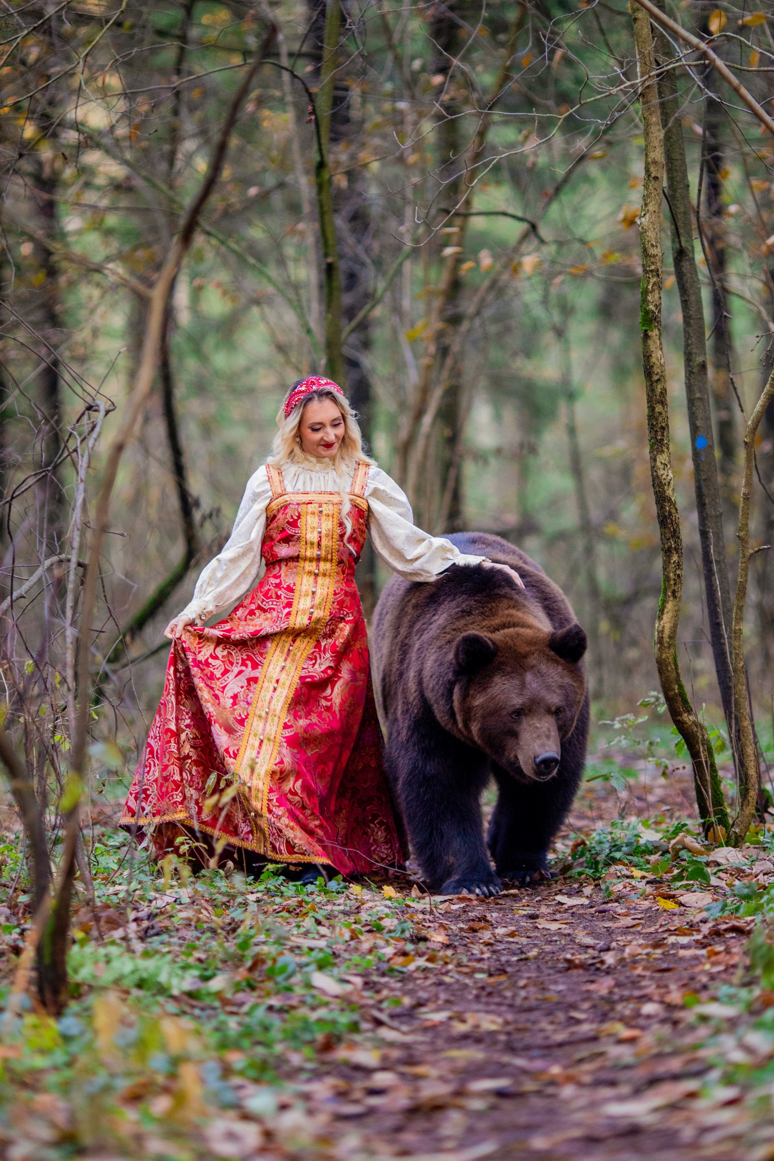 С медведем. Фотограф в Москве и в Московской области Сандра