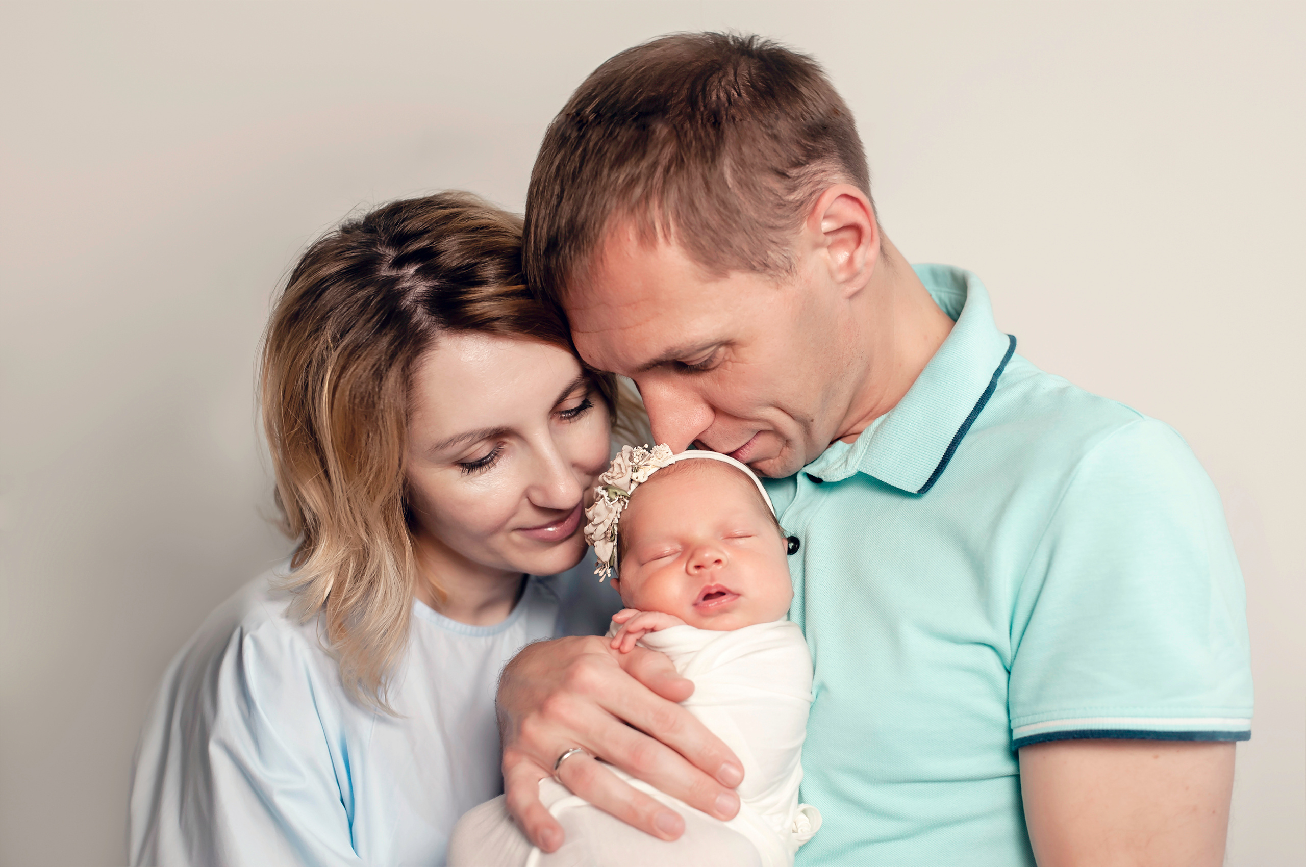 Семья. Фотограф новорождённых в Москве и Московской области