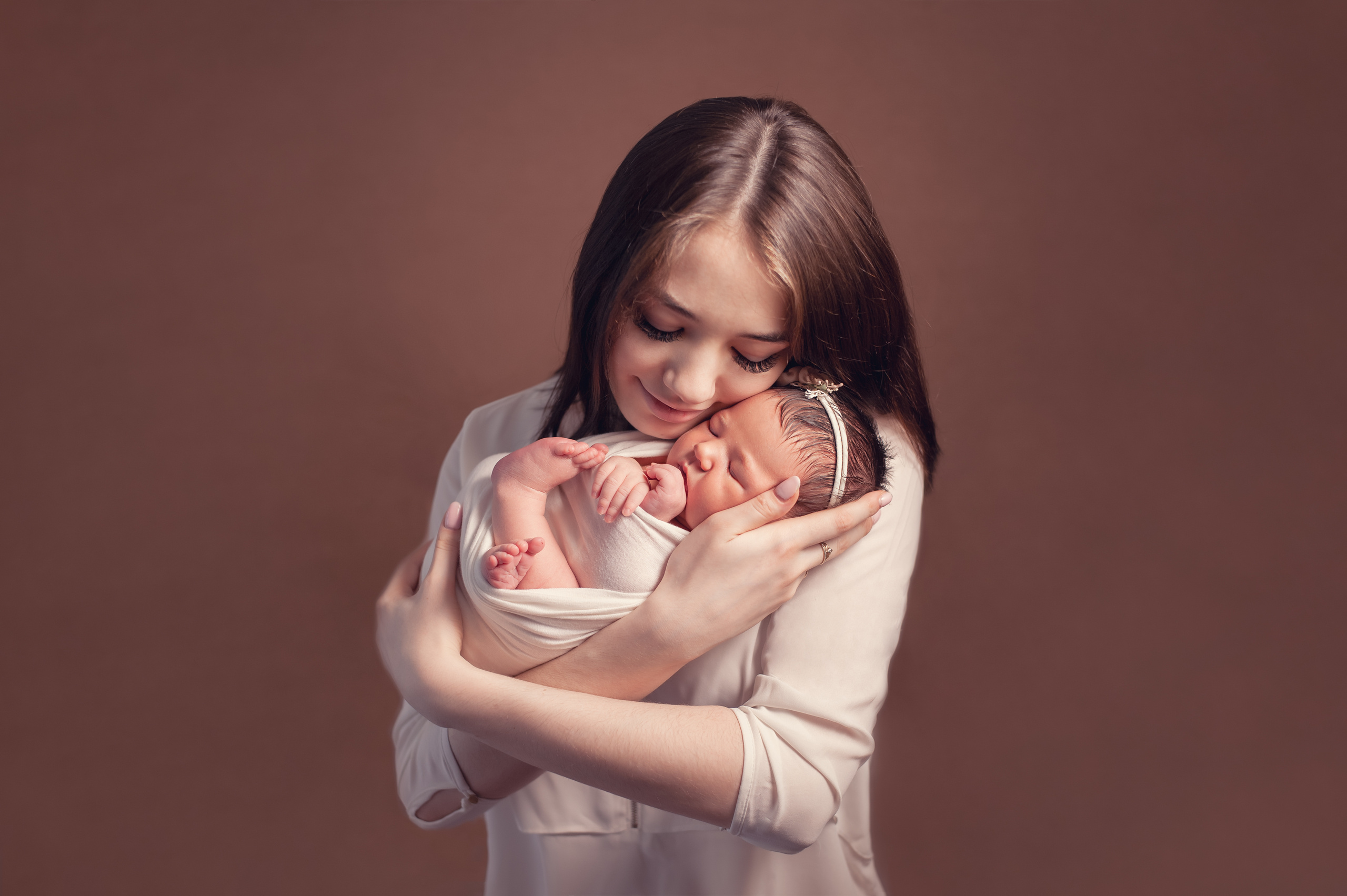 Семья. Фотограф новорождённых в Москве и Московской области