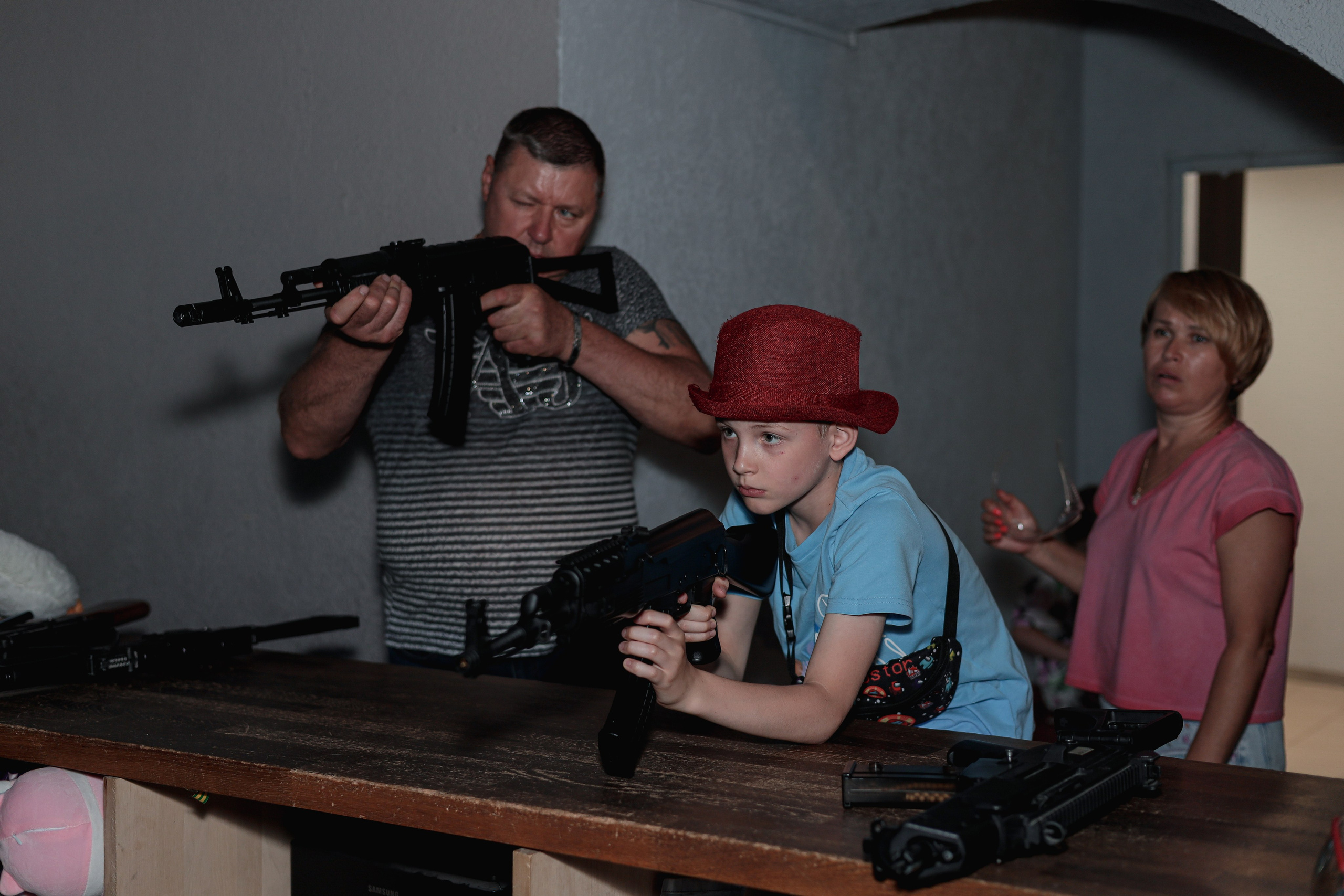 День рождение в стрелковом клубе. Фотограф Надршина Лилия