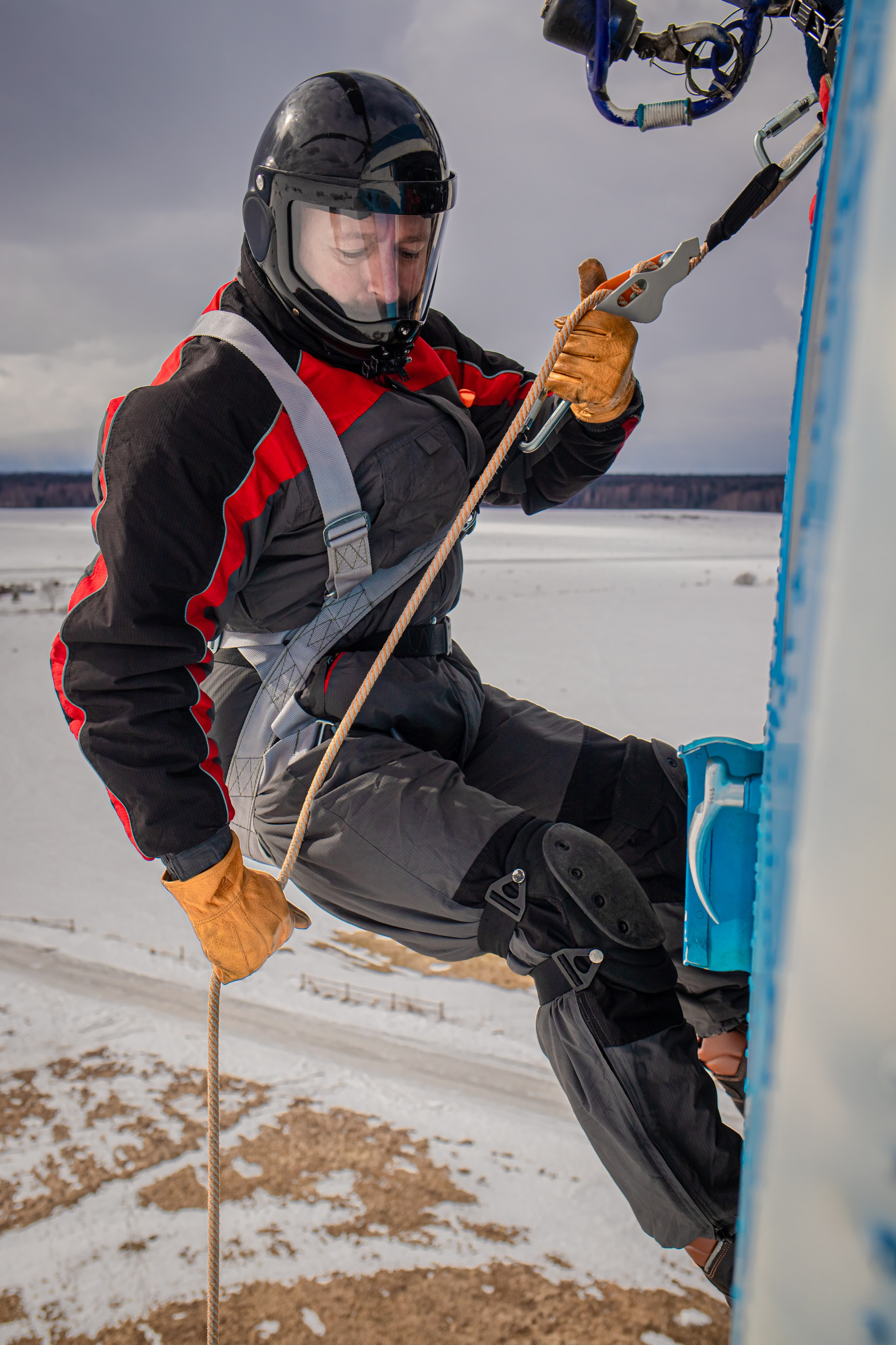 Репортажная съемка спасателей. РПСБ России. Репортажный фотограф, Москва, Закат