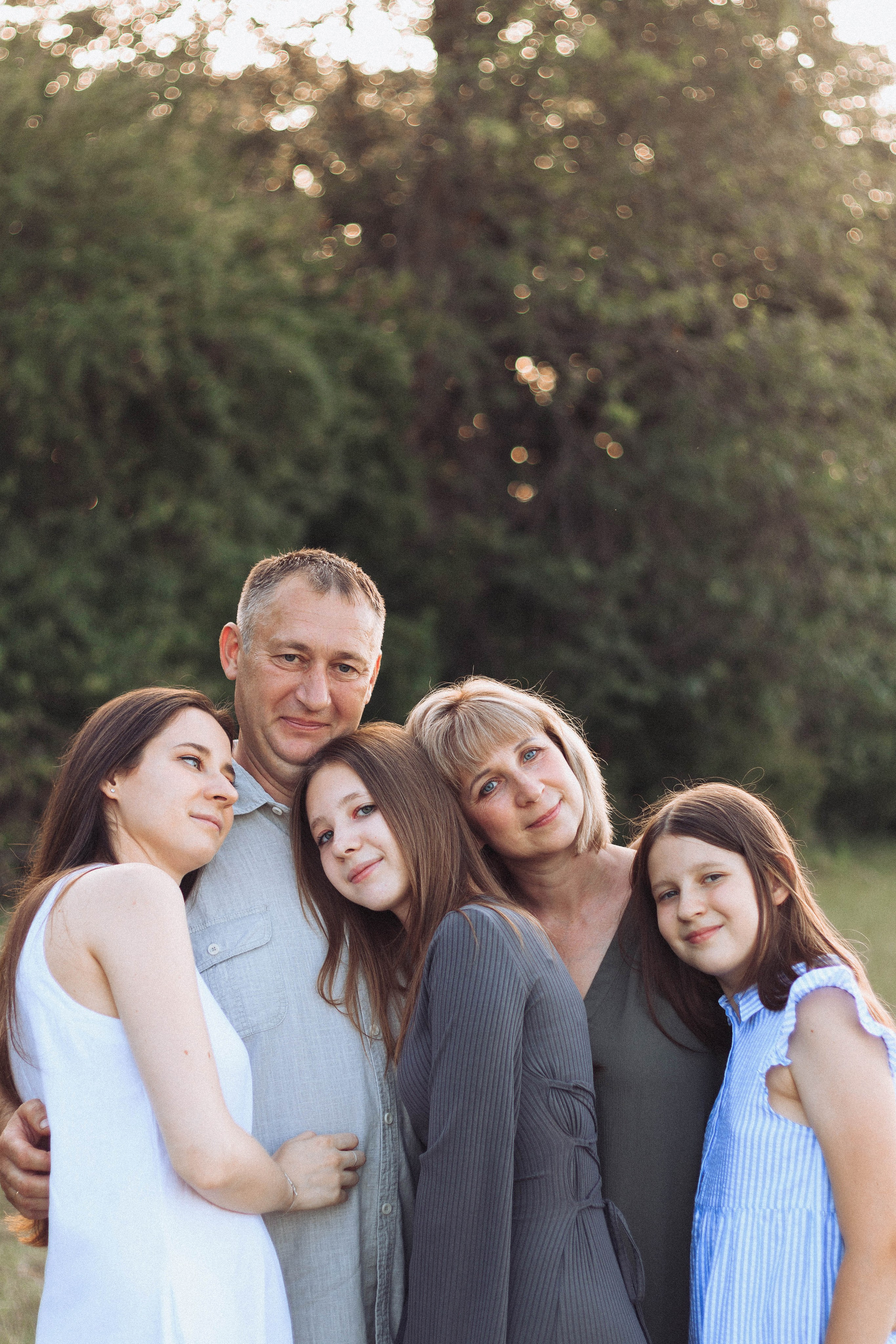 Дмитрий и Наталья с дочками. Фотограф в Краснодаре Ксения Мархинина