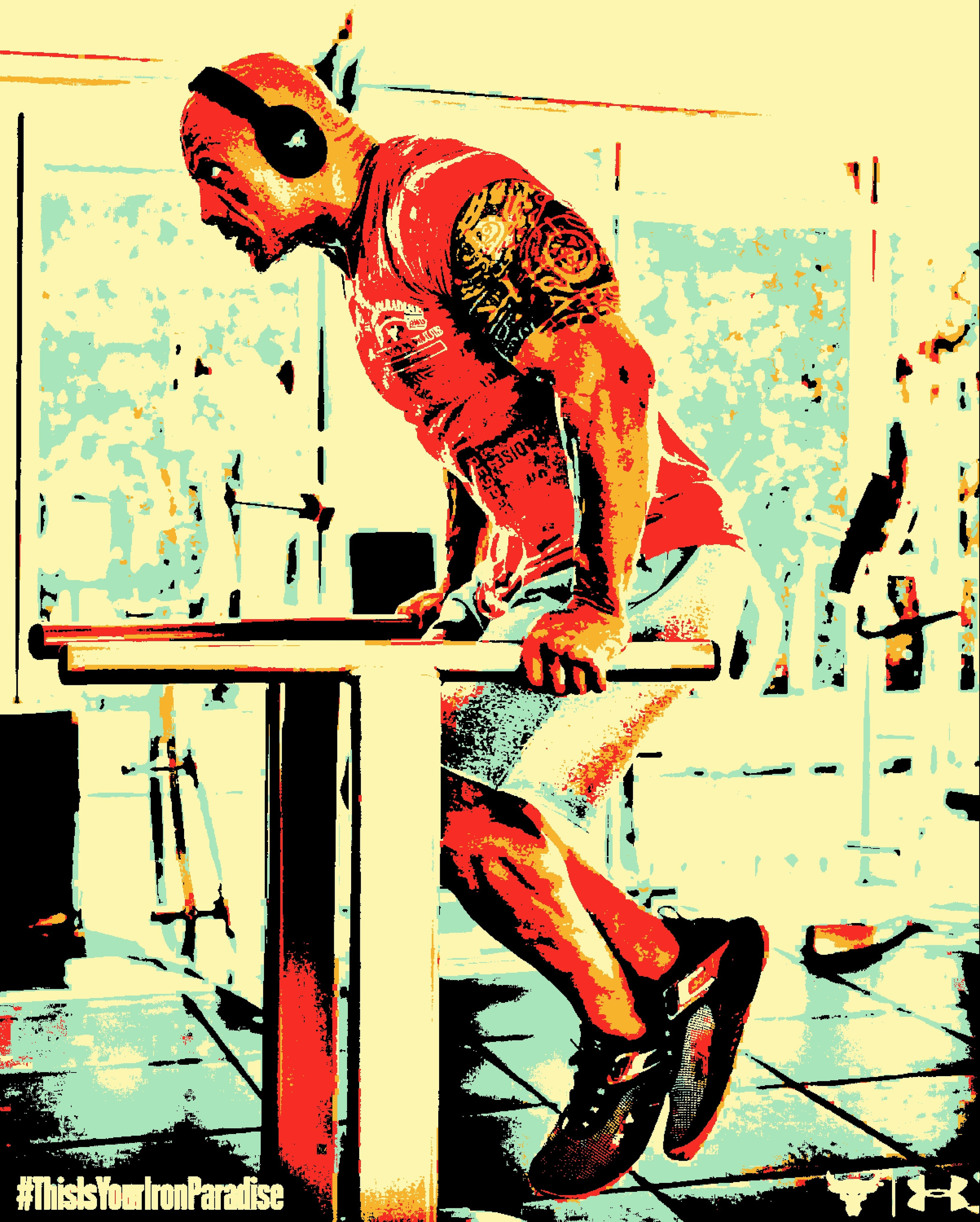 Дуэйн Джонсон (Dwayne Johnson). Визуальный арт пиксельный художник Василь Пиксель