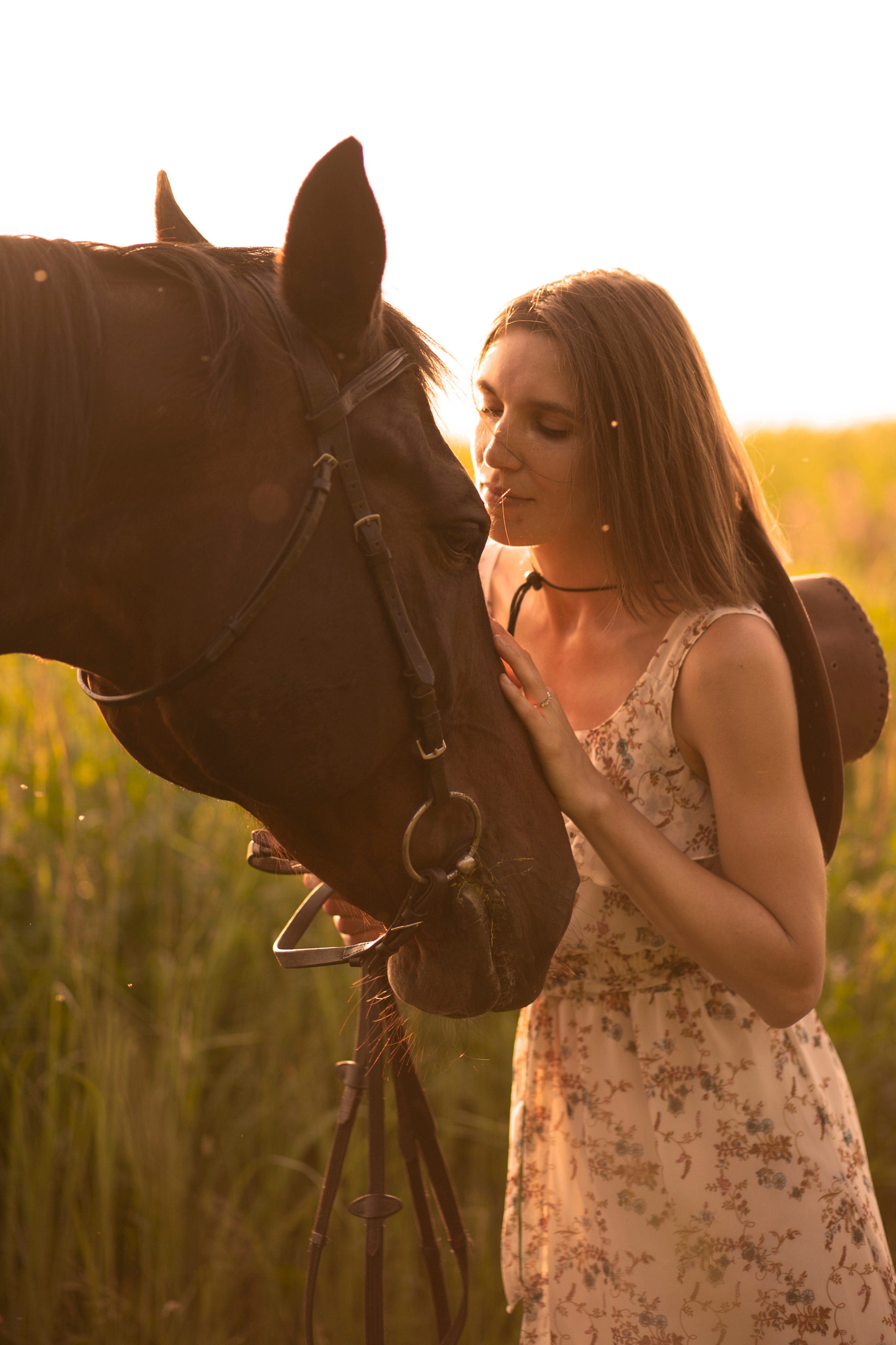 ПОЛЕ, ЛОШАДКА, ДЕВУШКА…. Арт-фотограф в Москве Елена Иванова