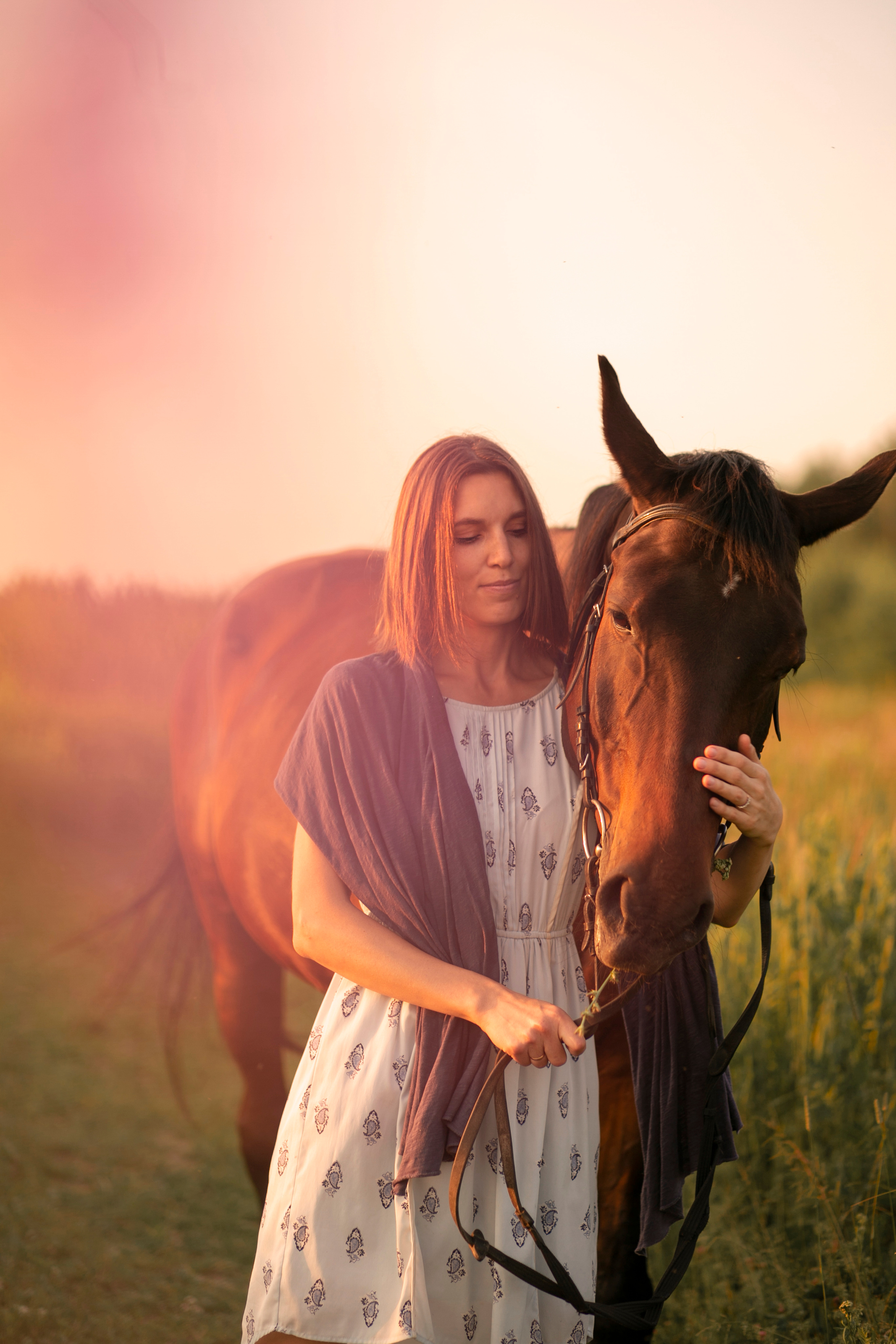 ПОЛЕ, ЛОШАДКА, ДЕВУШКА…. Арт-фотограф в Москве Елена Иванова
