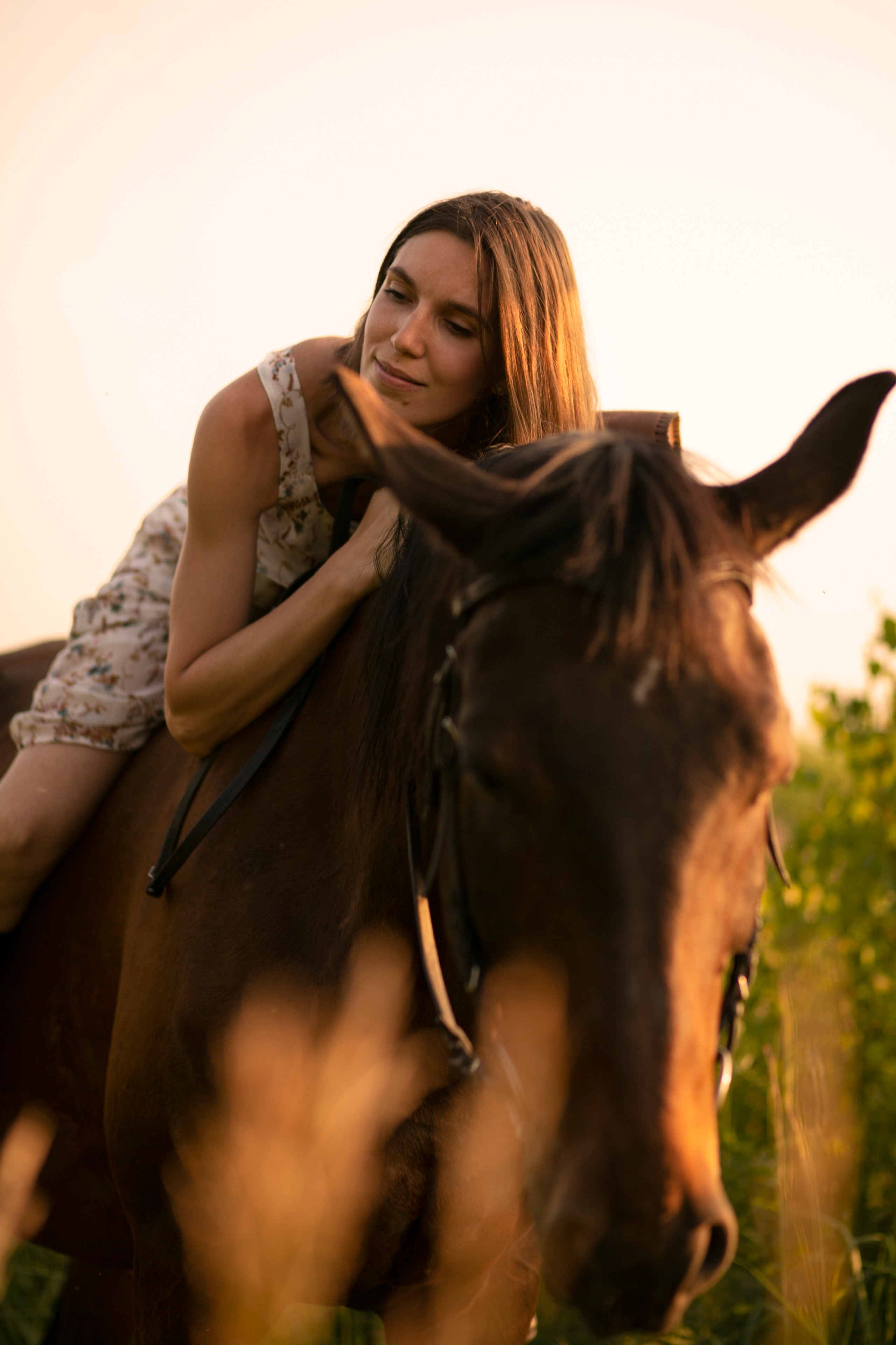 ПОЛЕ, ЛОШАДКА, ДЕВУШКА…. Арт-фотограф в Москве Елена Иванова