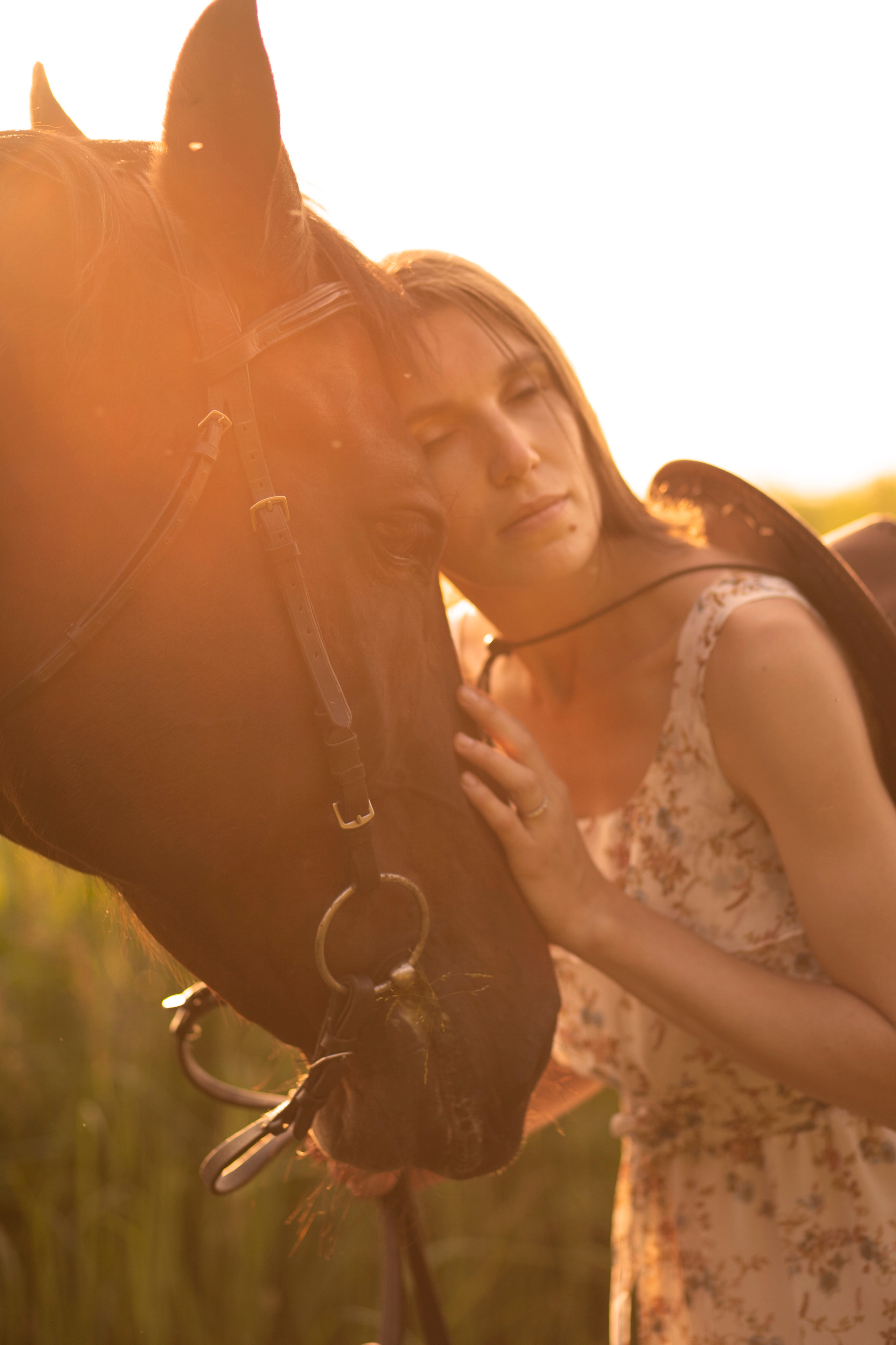 ПОЛЕ, ЛОШАДКА, ДЕВУШКА…. Арт-фотограф в Москве Елена Иванова