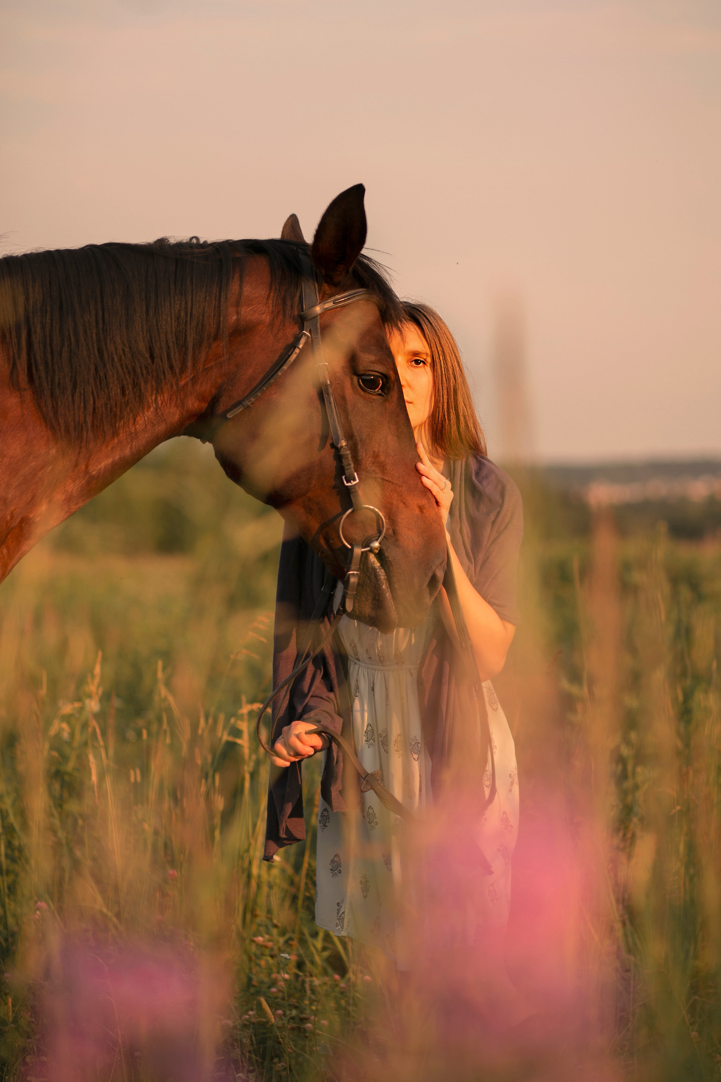 ПОЛЕ, ЛОШАДКА, ДЕВУШКА…. Арт-фотограф в Москве Елена Иванова