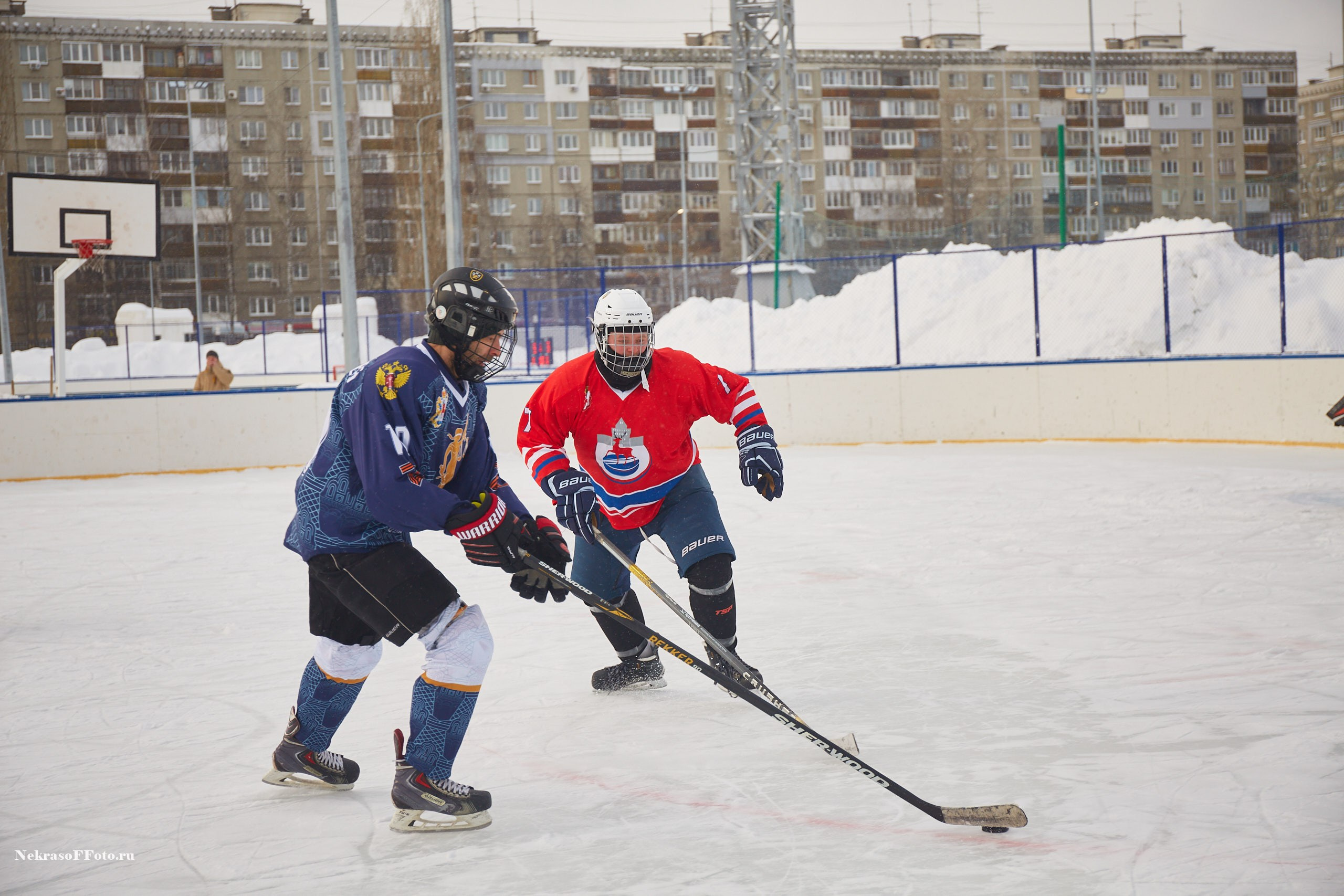 Турнир по хоккею «Русская классика» в рамках Офицерской хоккейной лиги. Спортивный фотограф Некрасов Денис