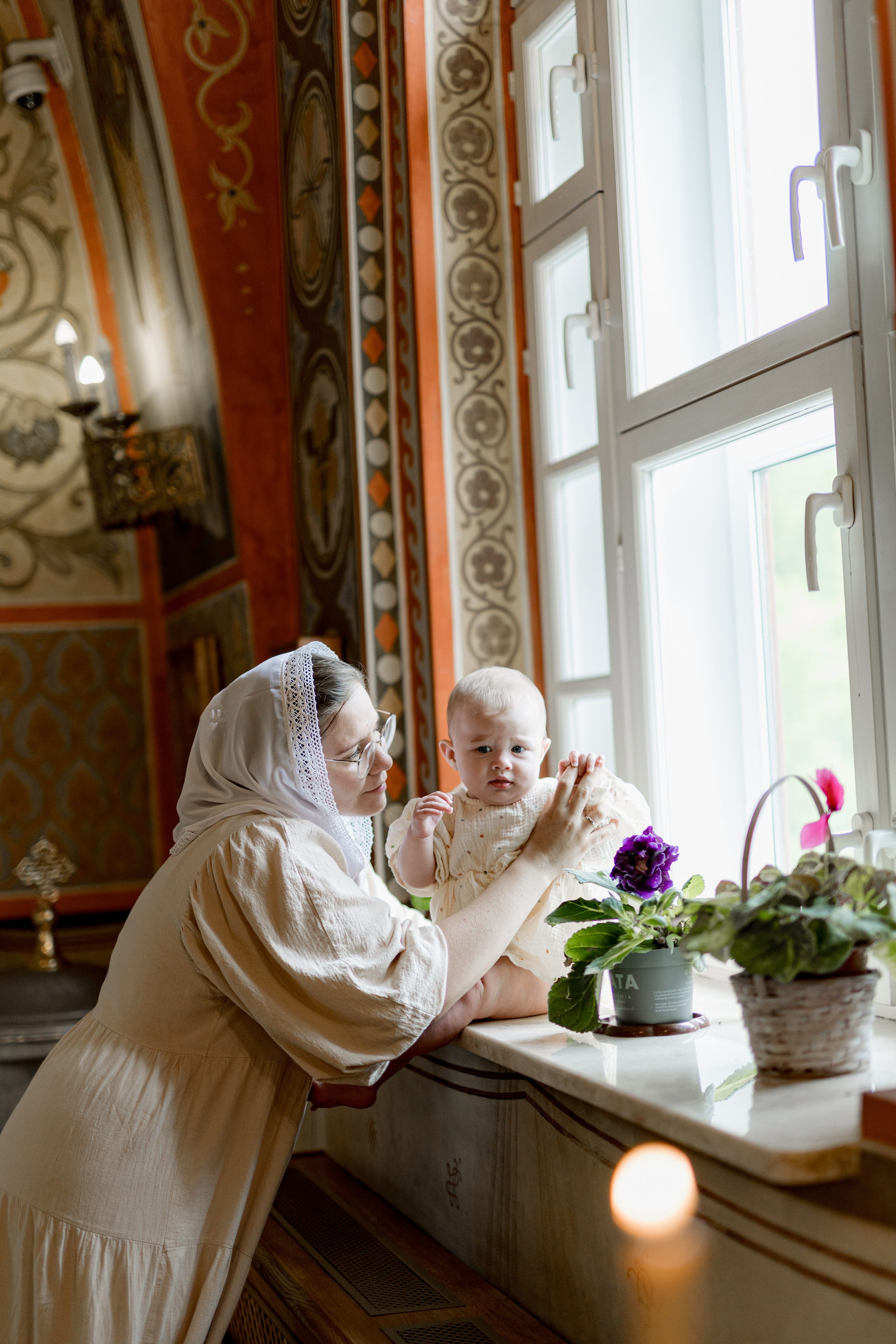Таинство Крещения Веры. Фотограф новорождённых Newborn Москва