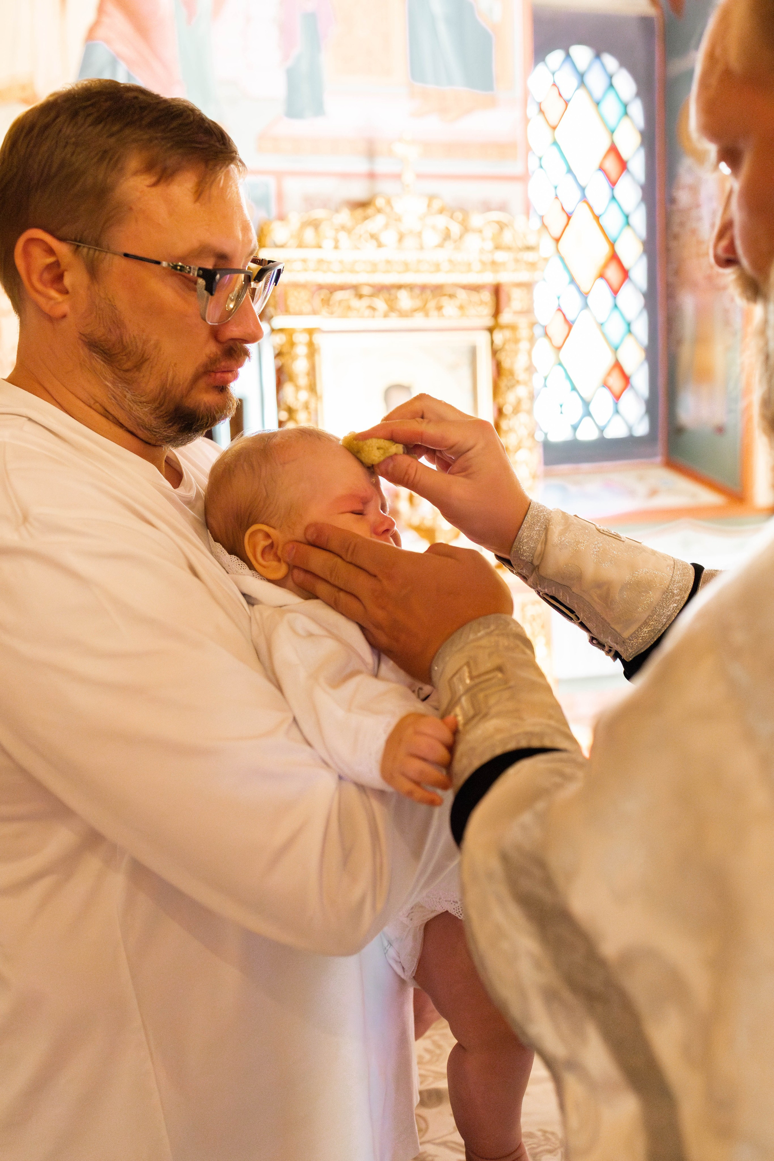 Таинство Крещения Евгения. Фотограф новорождённых Newborn Москва
