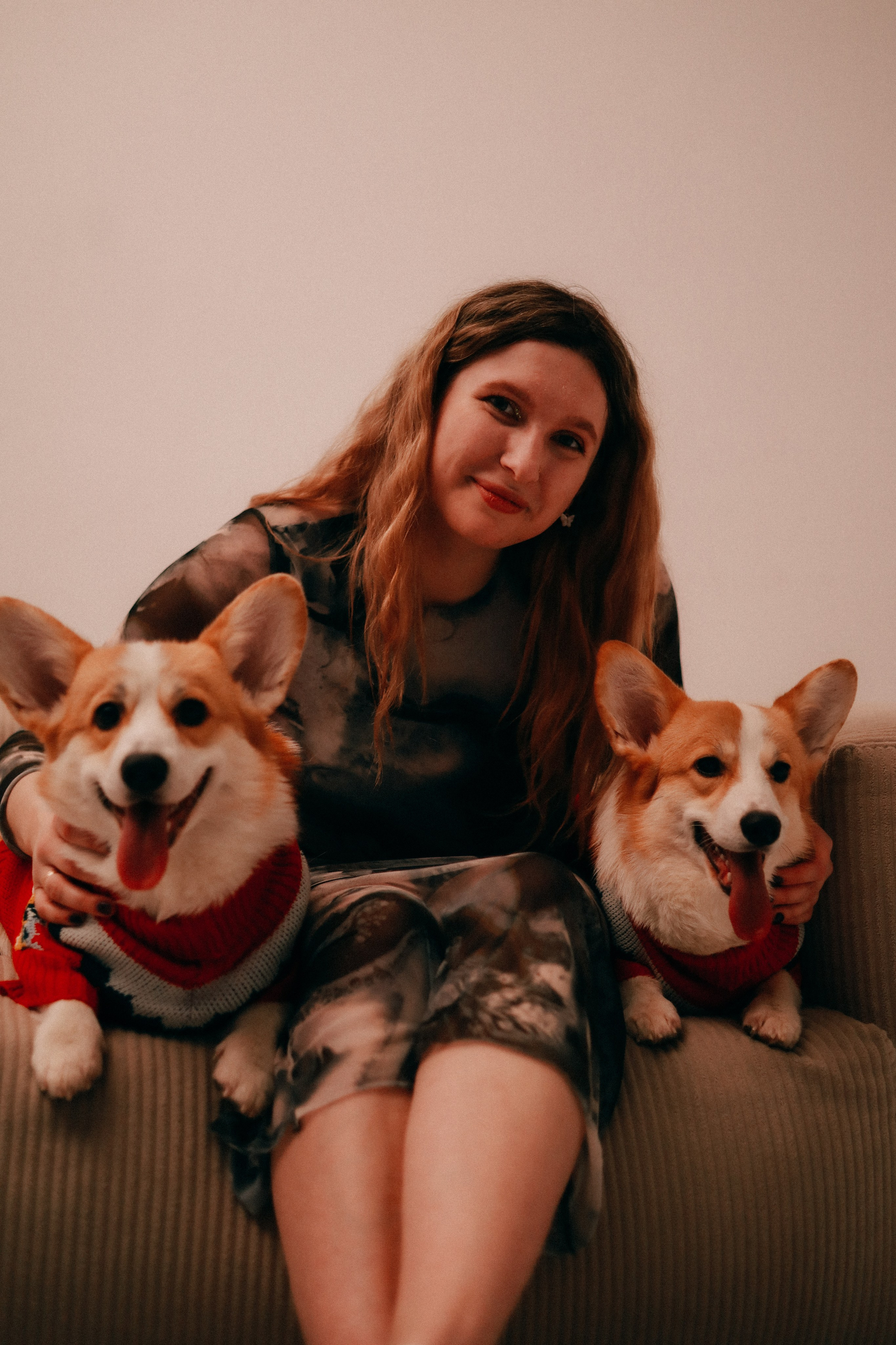 Оля, Антон и сыновья. Фотограф София Комкина