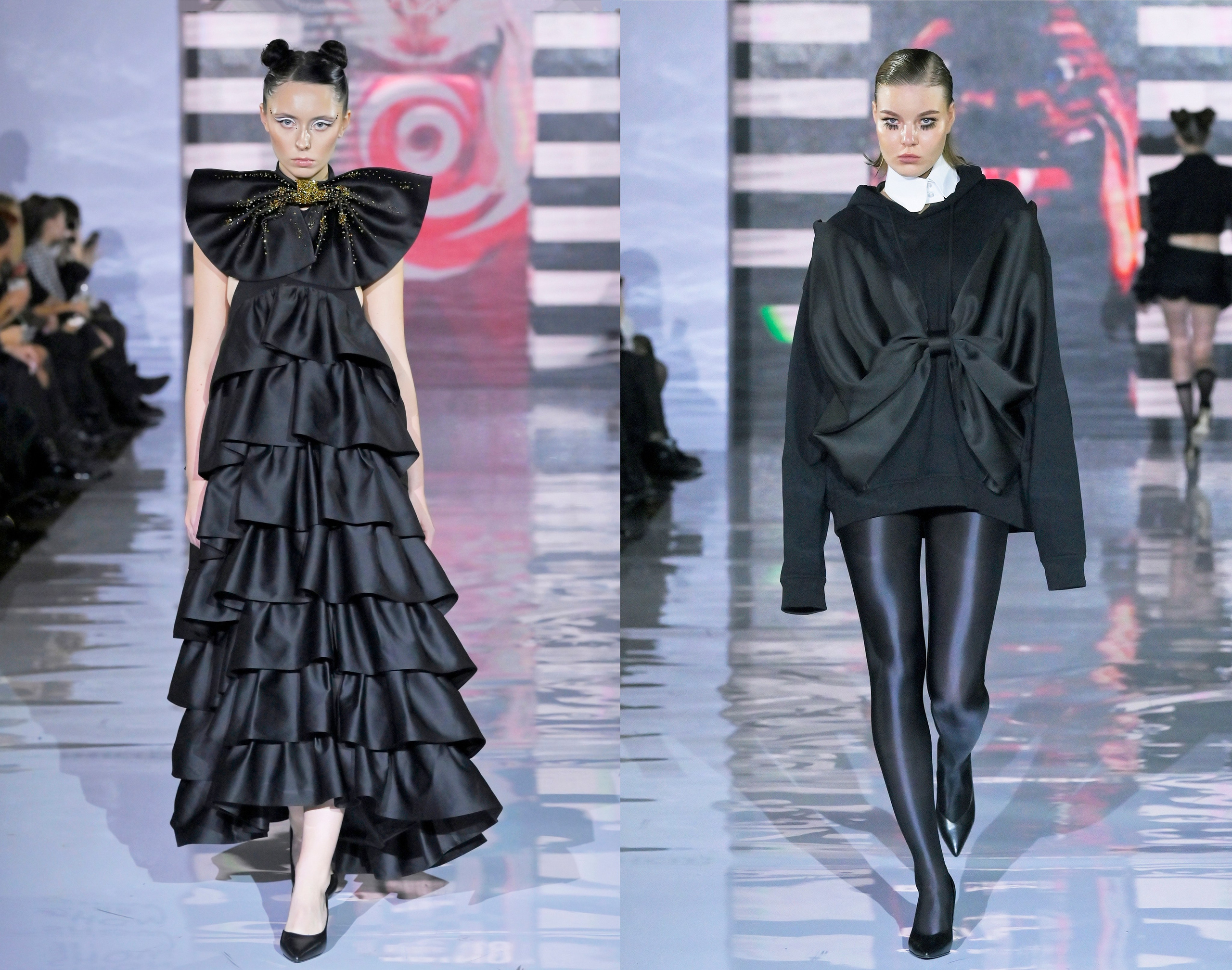 фотограф для мероприятия снимает на камеру никон модный показ