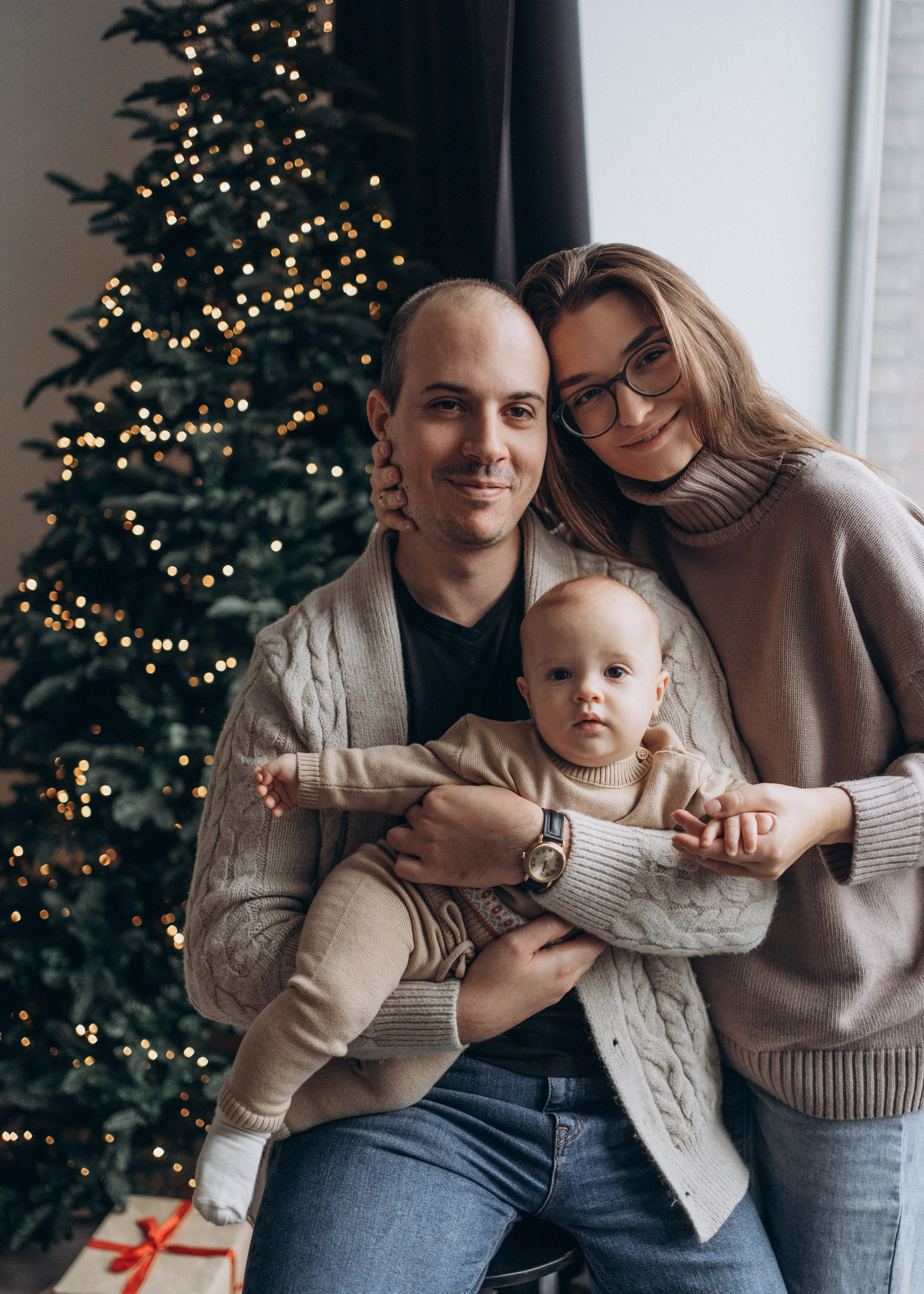 Рождественская история. Фотограф новорожденных и малышей до года в Москве Анастасия Соколова