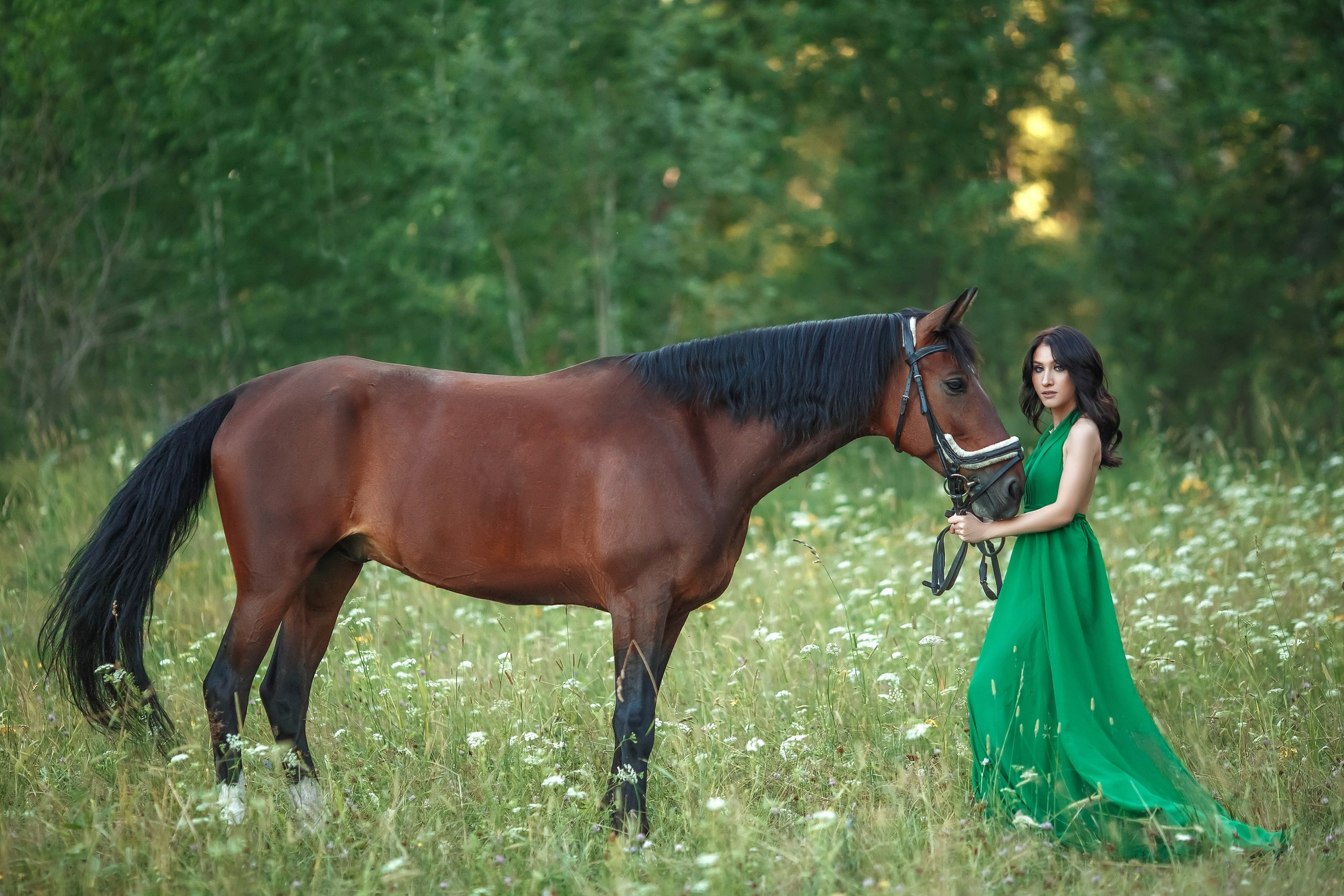 С конем. Сказочный фотограф фотопроекты фототуры в Новосибирске и на Алтае
