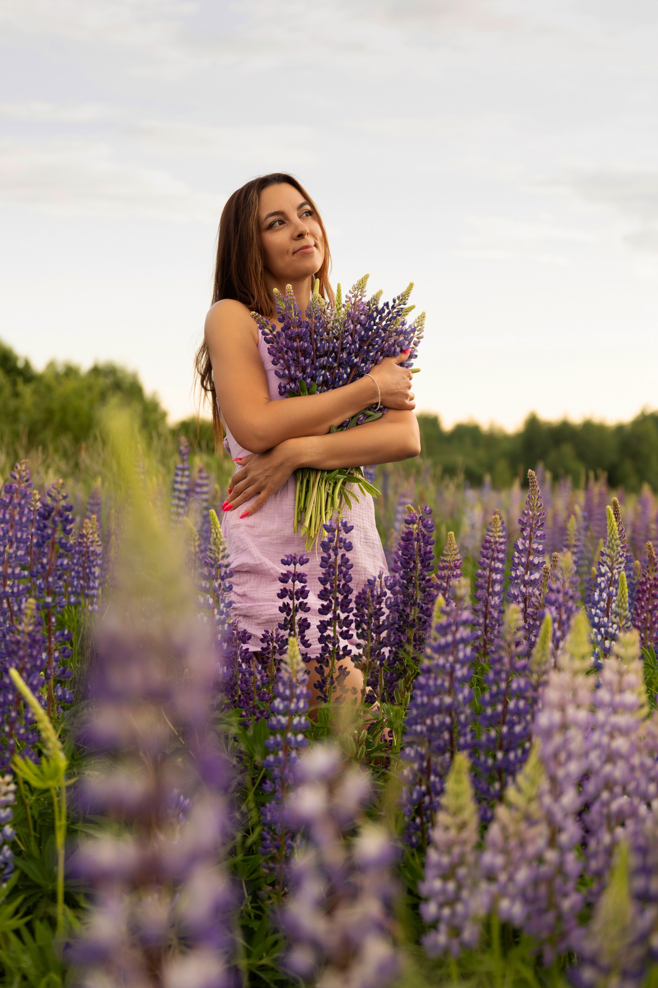 Фотосессия с люпинами. Семейный и свадебный фотограф в Санкт-Петербурге Татьяна Швыкова