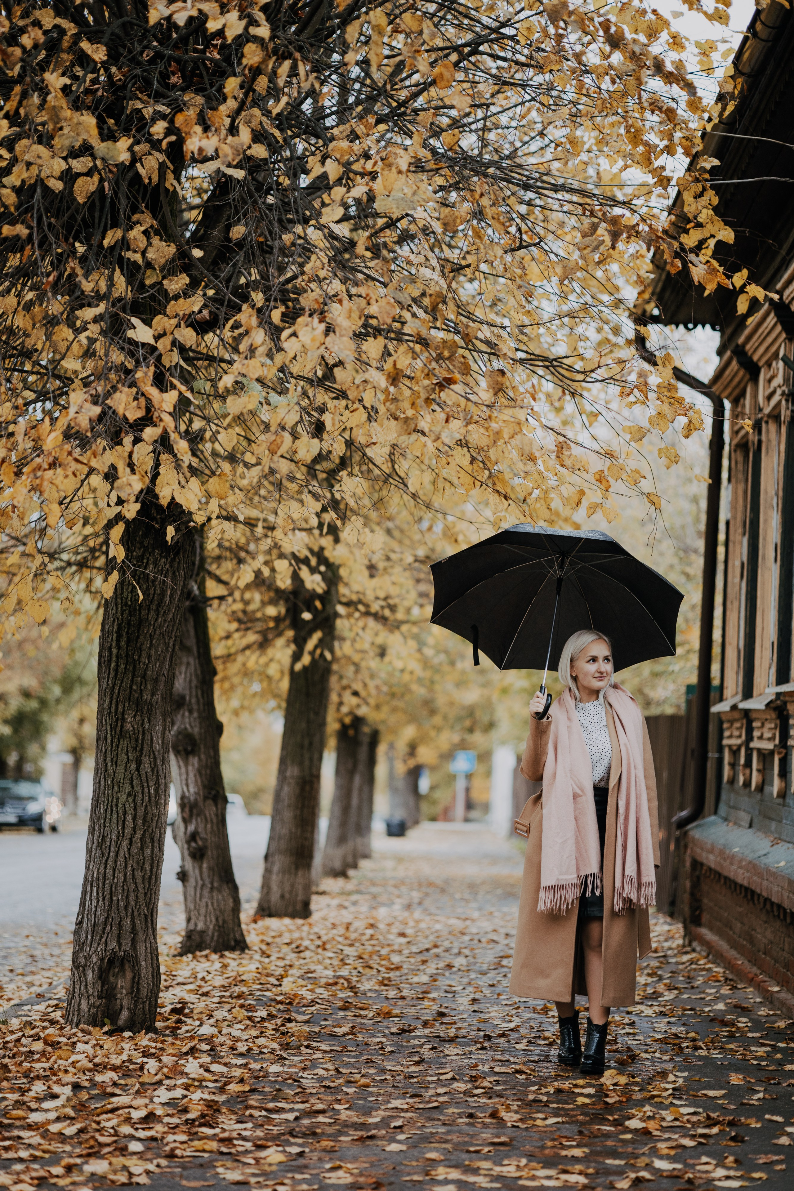 Осенняя прогулка с Марией. Выпускные альбомы в Серпухове