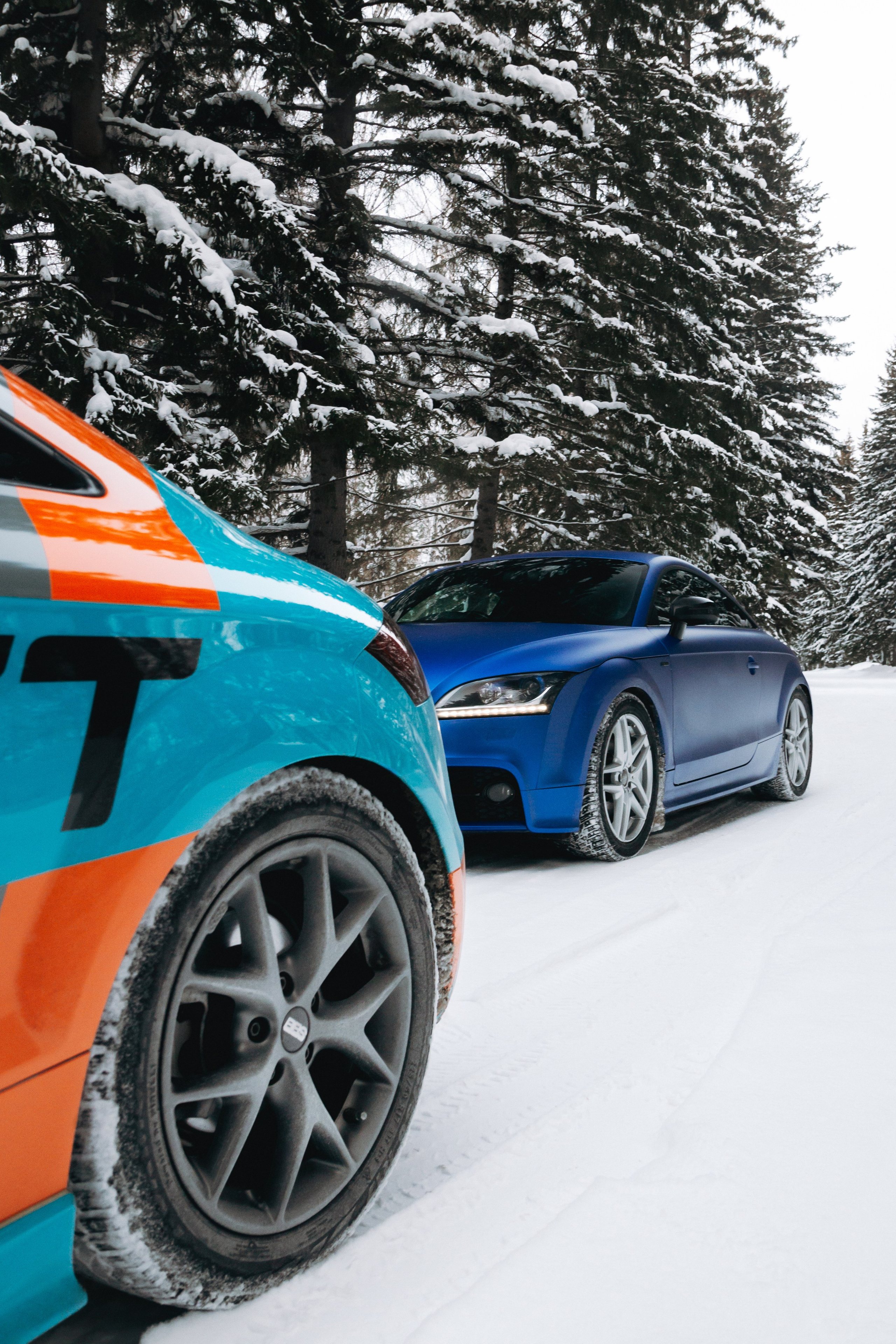 Audi TT shades of blue. Автомобильный фотограф и видеограф в Новосибирске|Александра Косухина