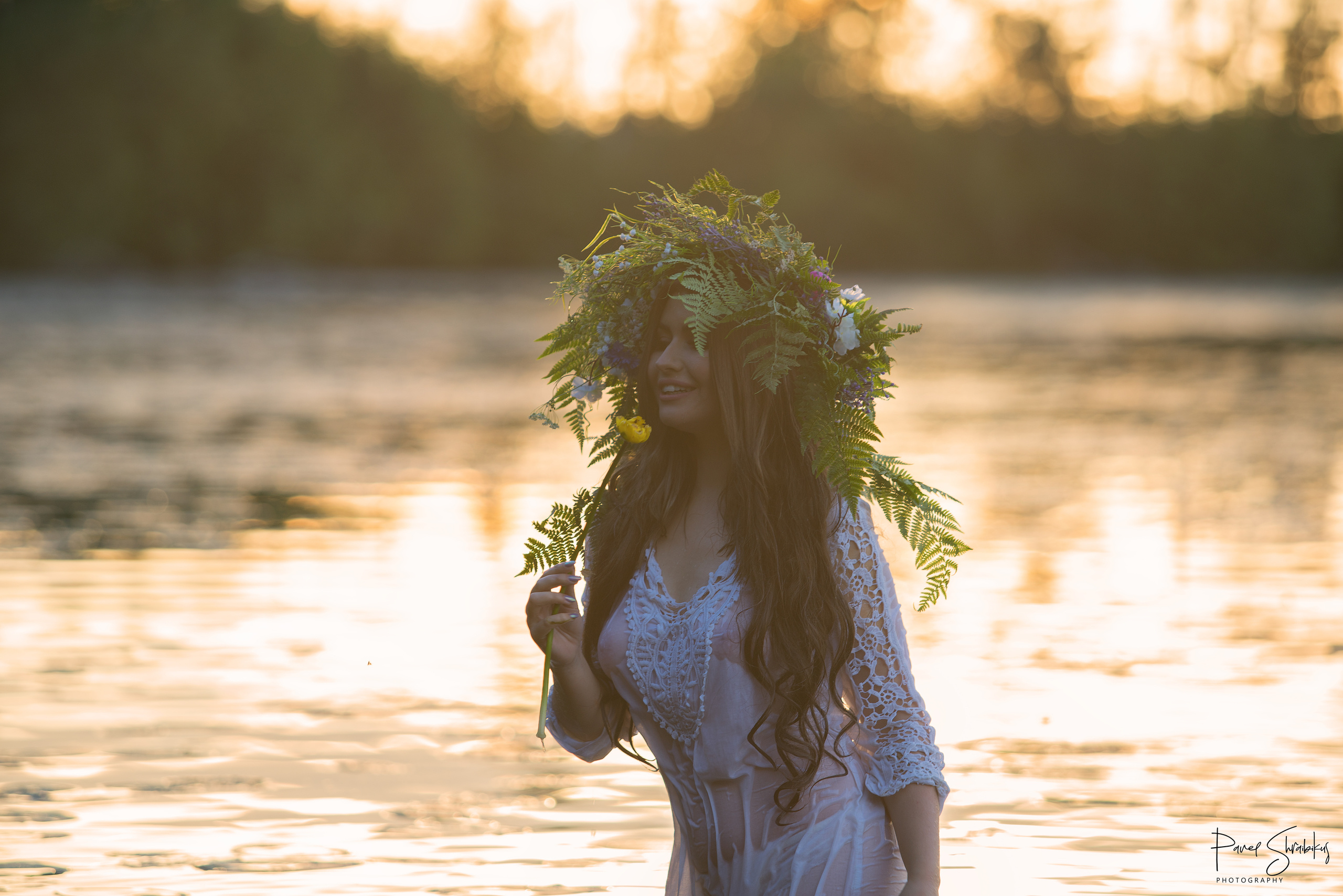 Закат на озере. Фотограф Павел Шрайбикус