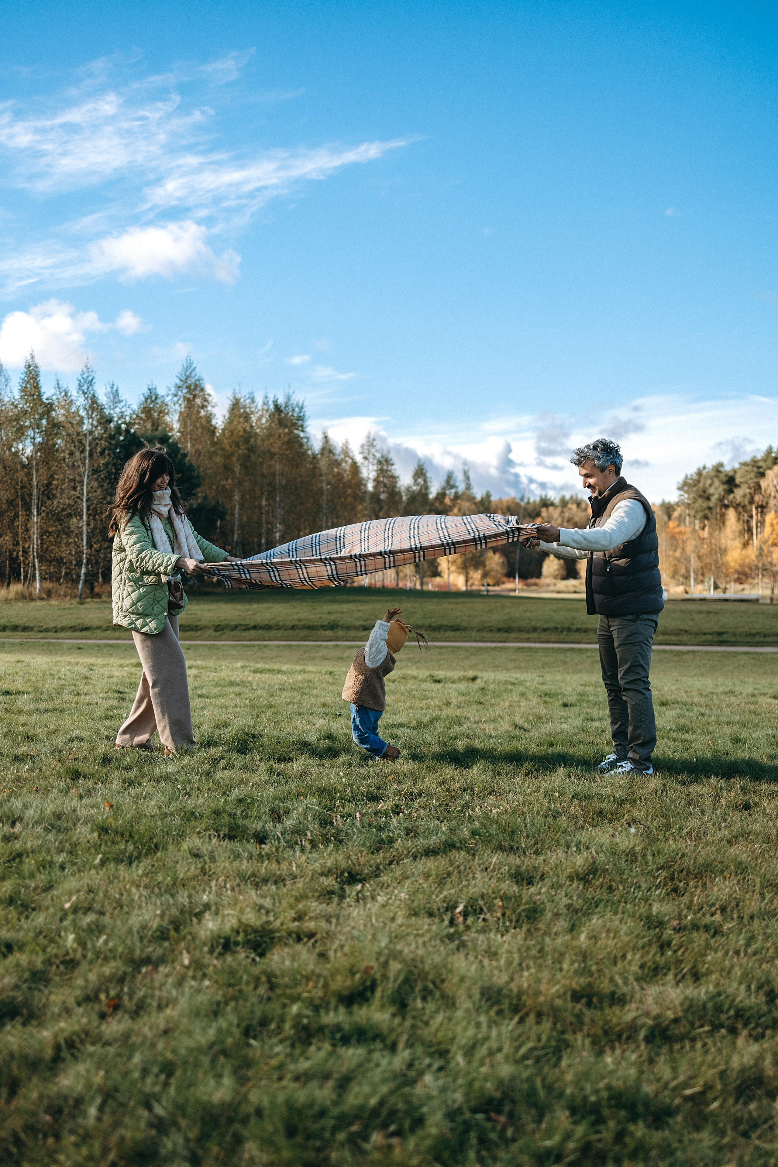 Осенняя семейная съемка. Фотограф Анималист в Москве Анастасия Жучкова