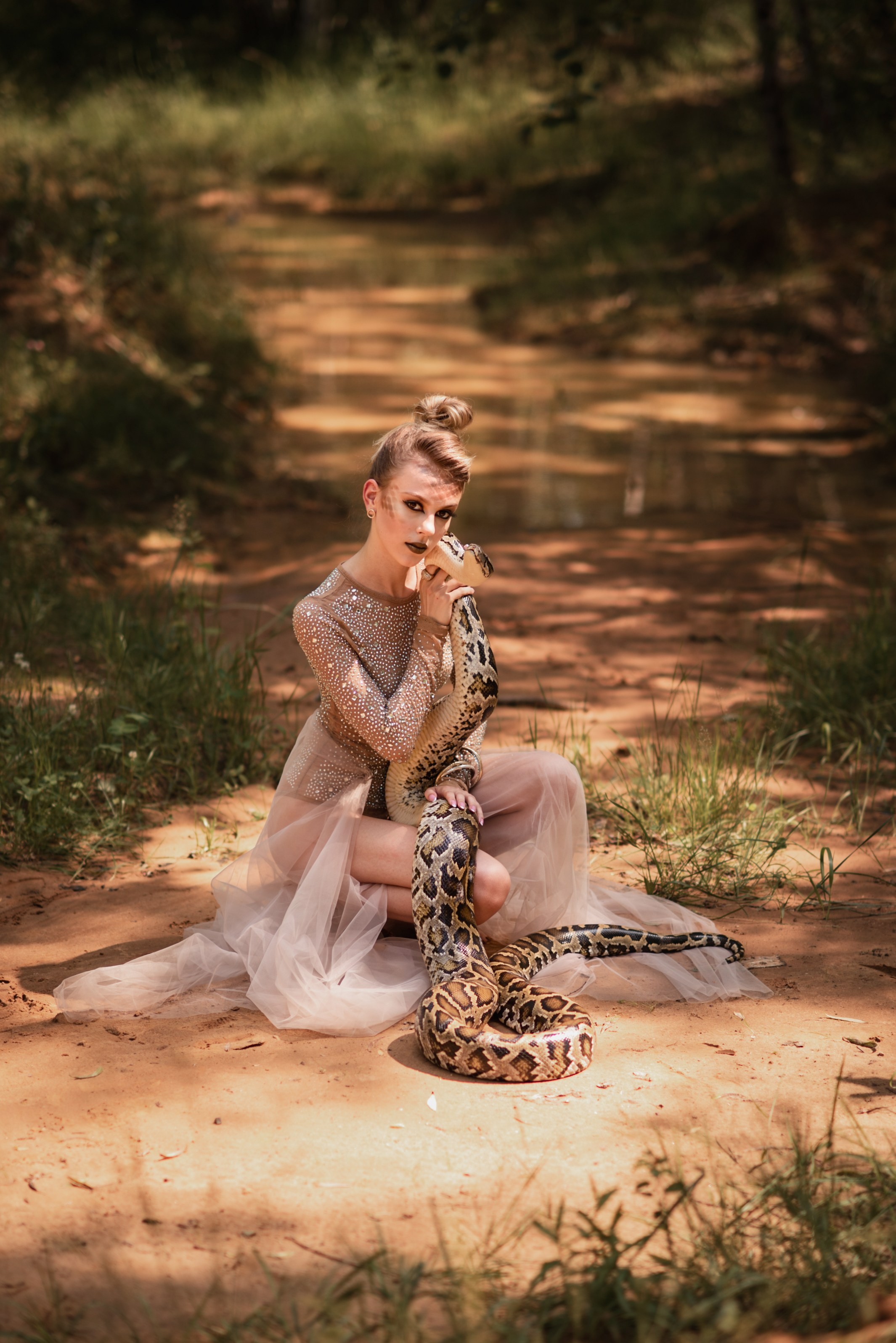 Фотосессия с питоном. Фотограф Диана Вальтер