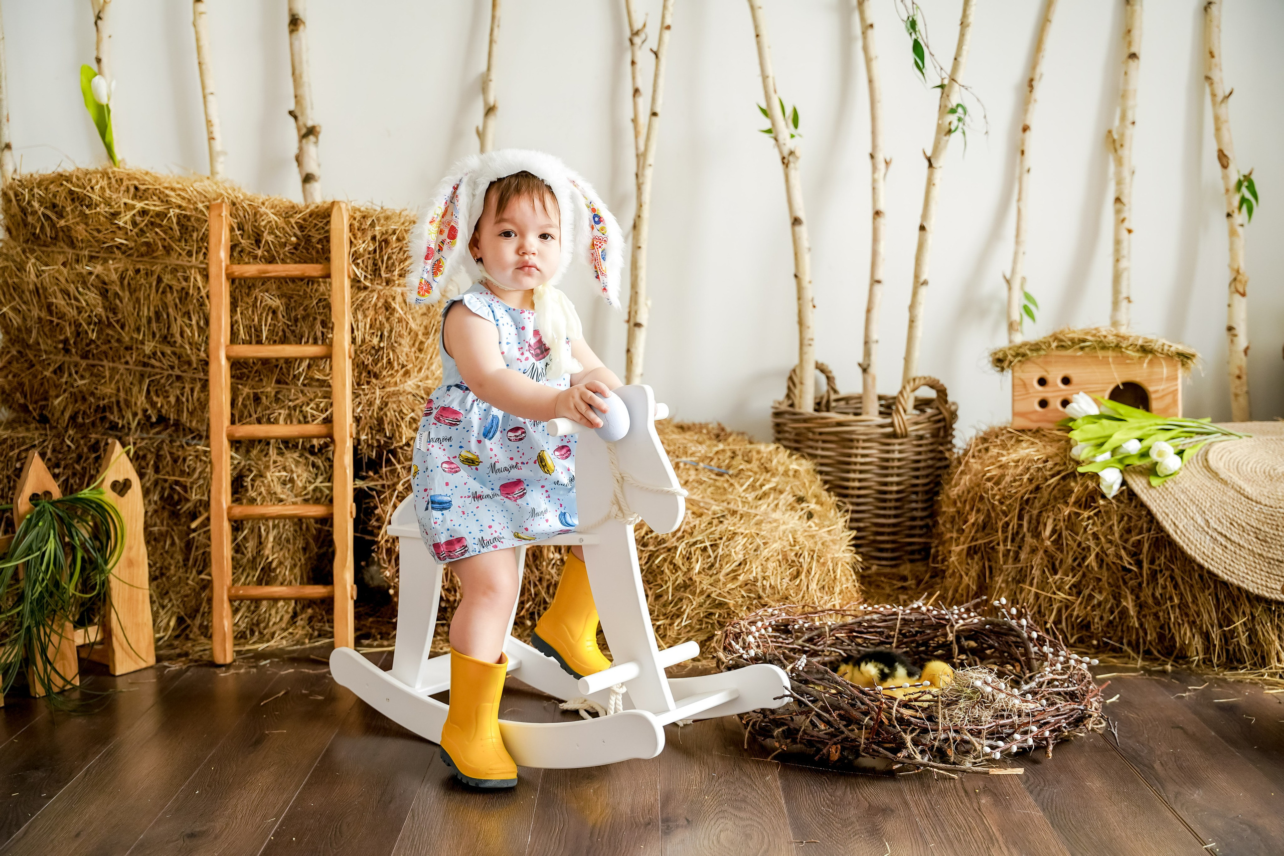 ПРОЕКТ «ПАСХАЛЬНЫЙ» С УТЯТАМИ. Фотограф в Ялте Инна Найден. Детский и семейный фотограф