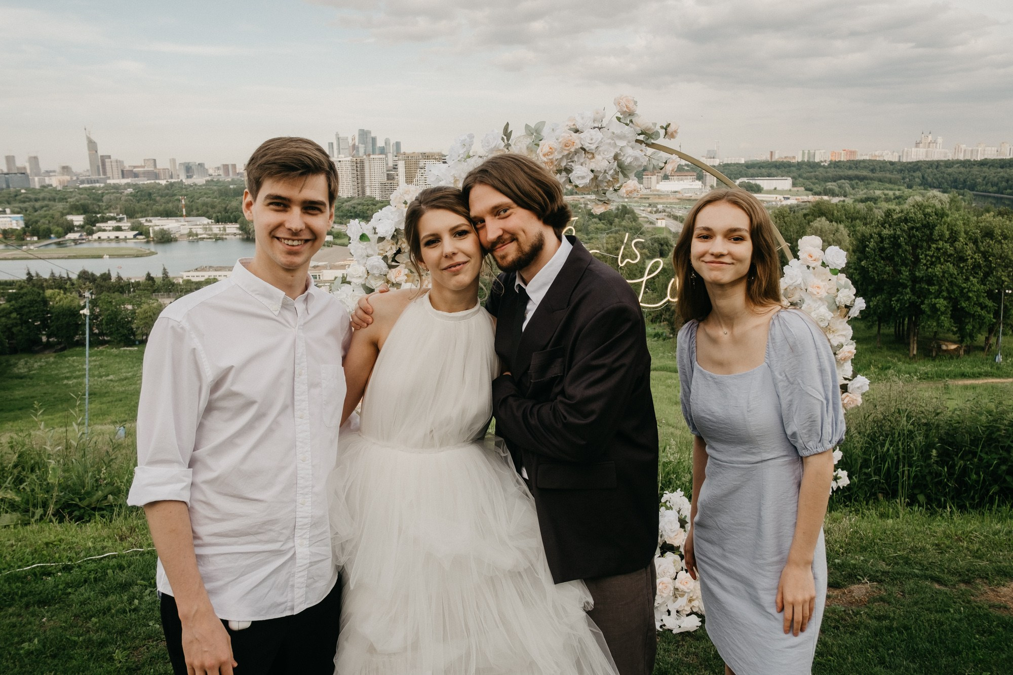 На высоте. Свадебный фотограф Александра Тюлякова