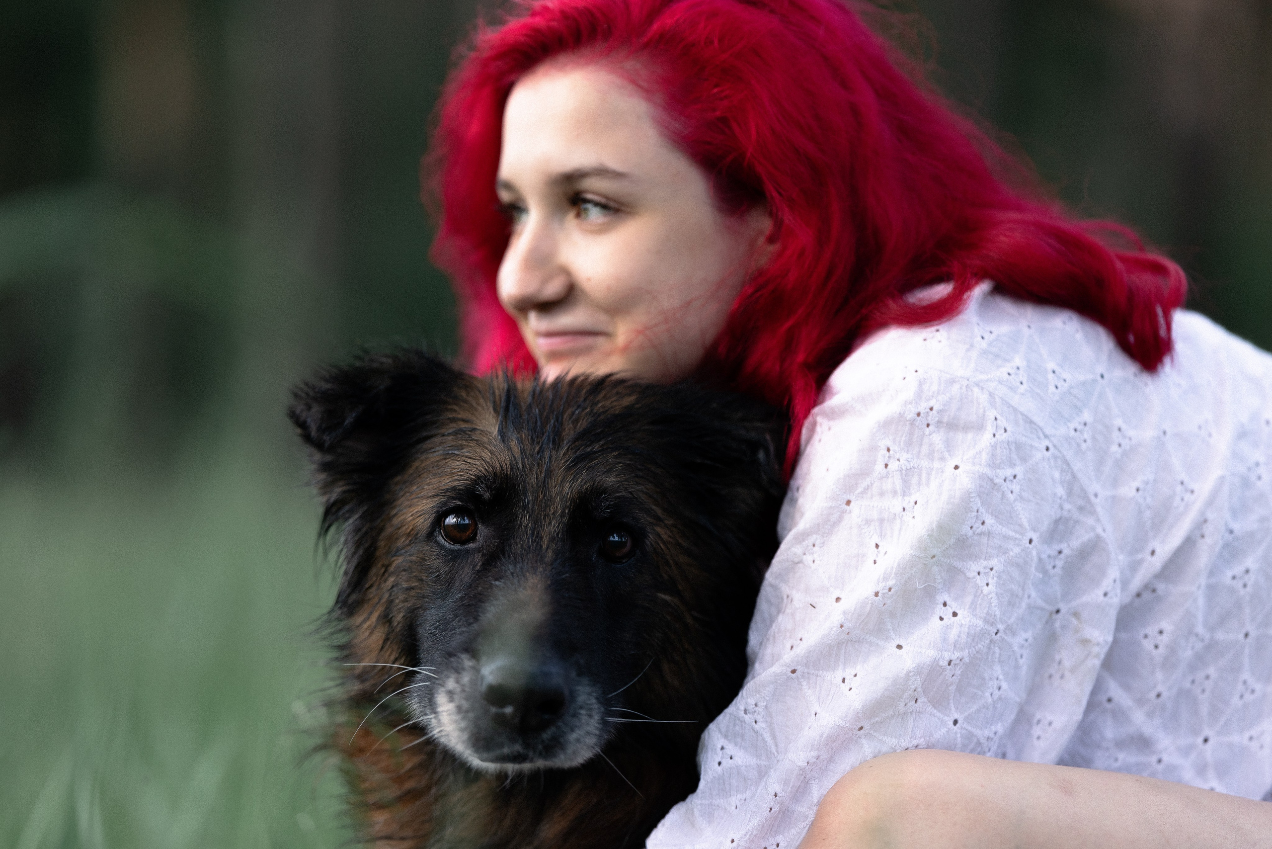 Алена, Фанни и Фрея. Фотограф и видеограф анималист Аганина Дарья