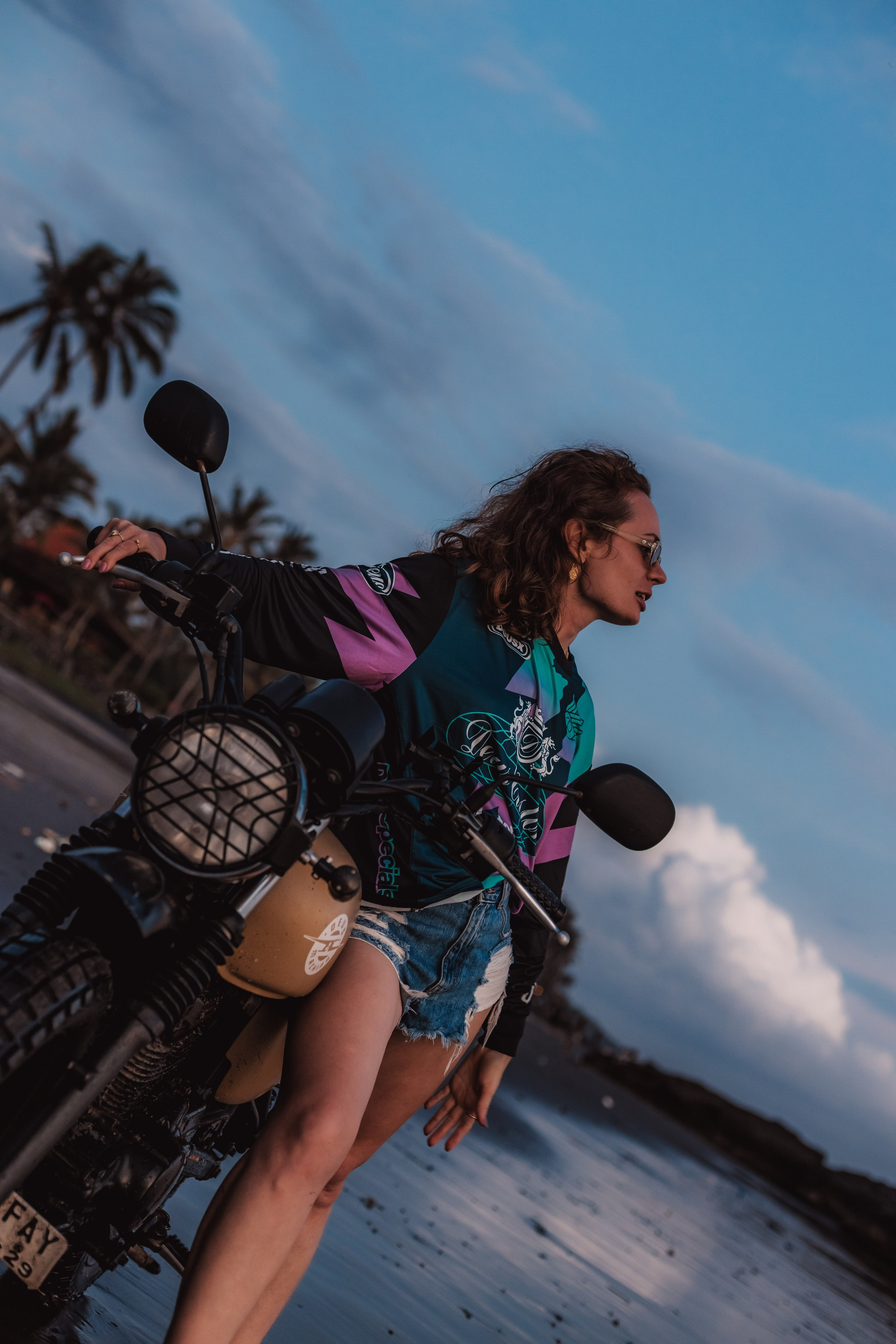 Moto babe. Mariam Bagdasaryan