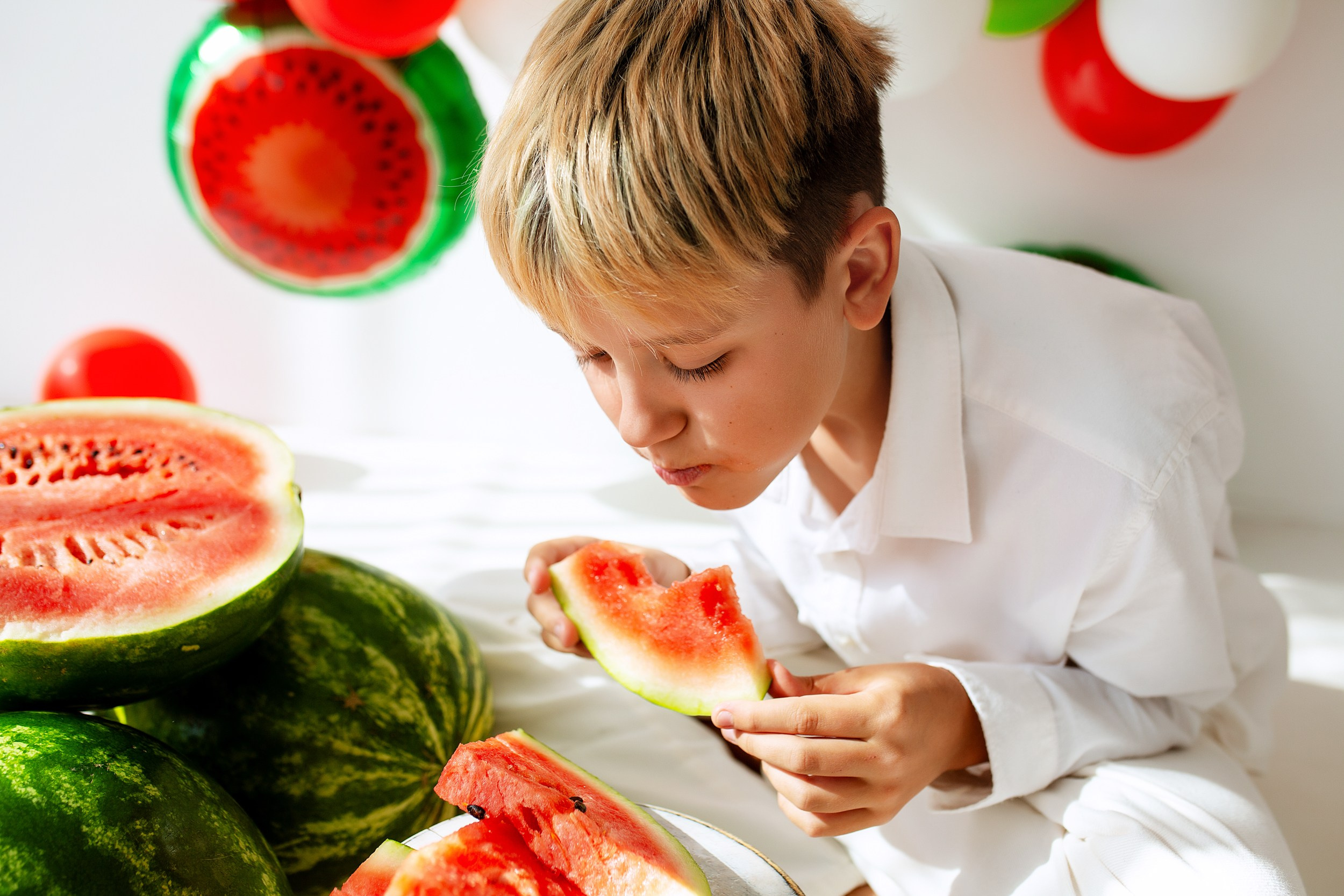 КОСТЯ и арбузы. Фотограф новорожденных Оксана Полевская