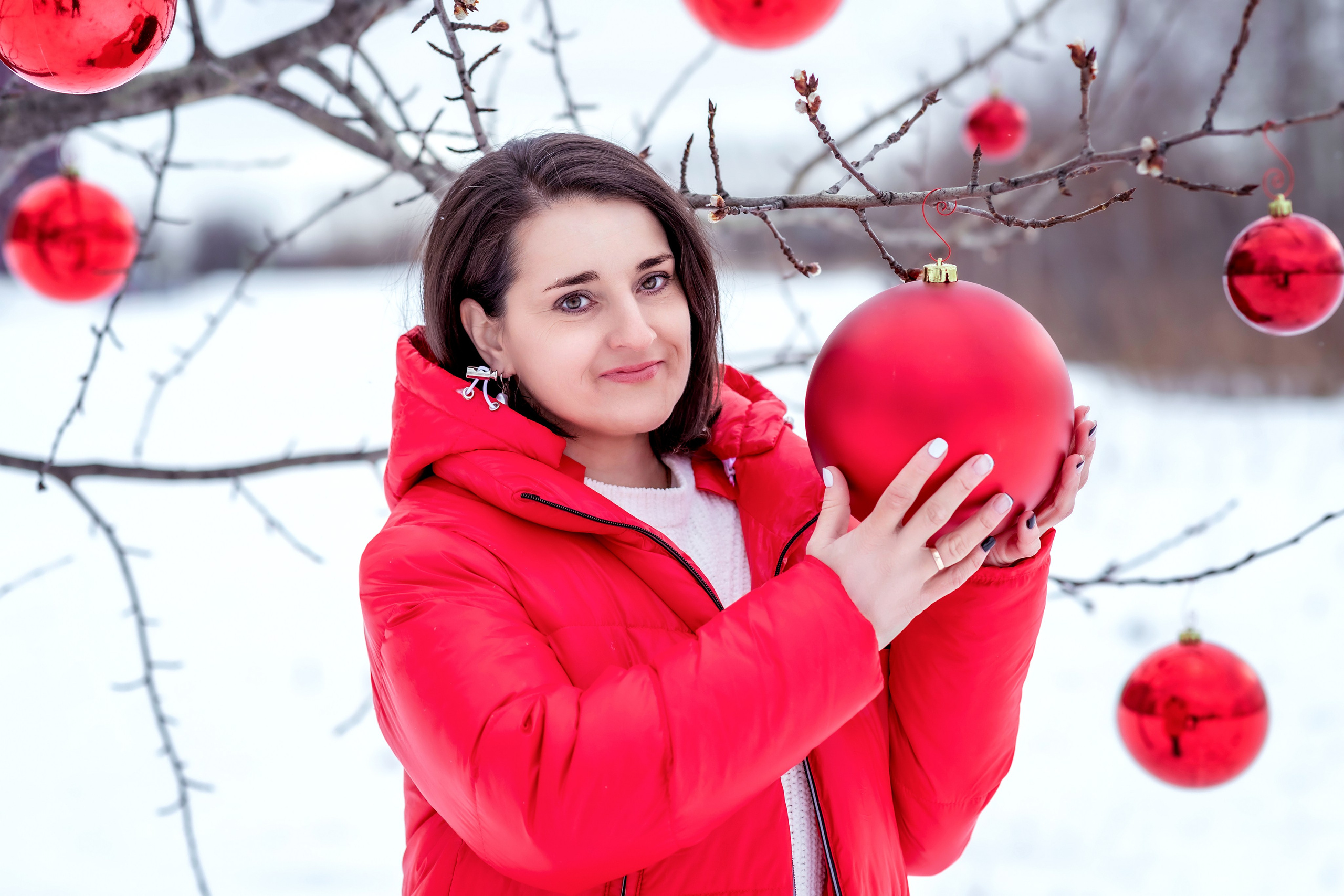 Фотопроект «Красные ШАРЫ». Фотограф Алина Лебедь