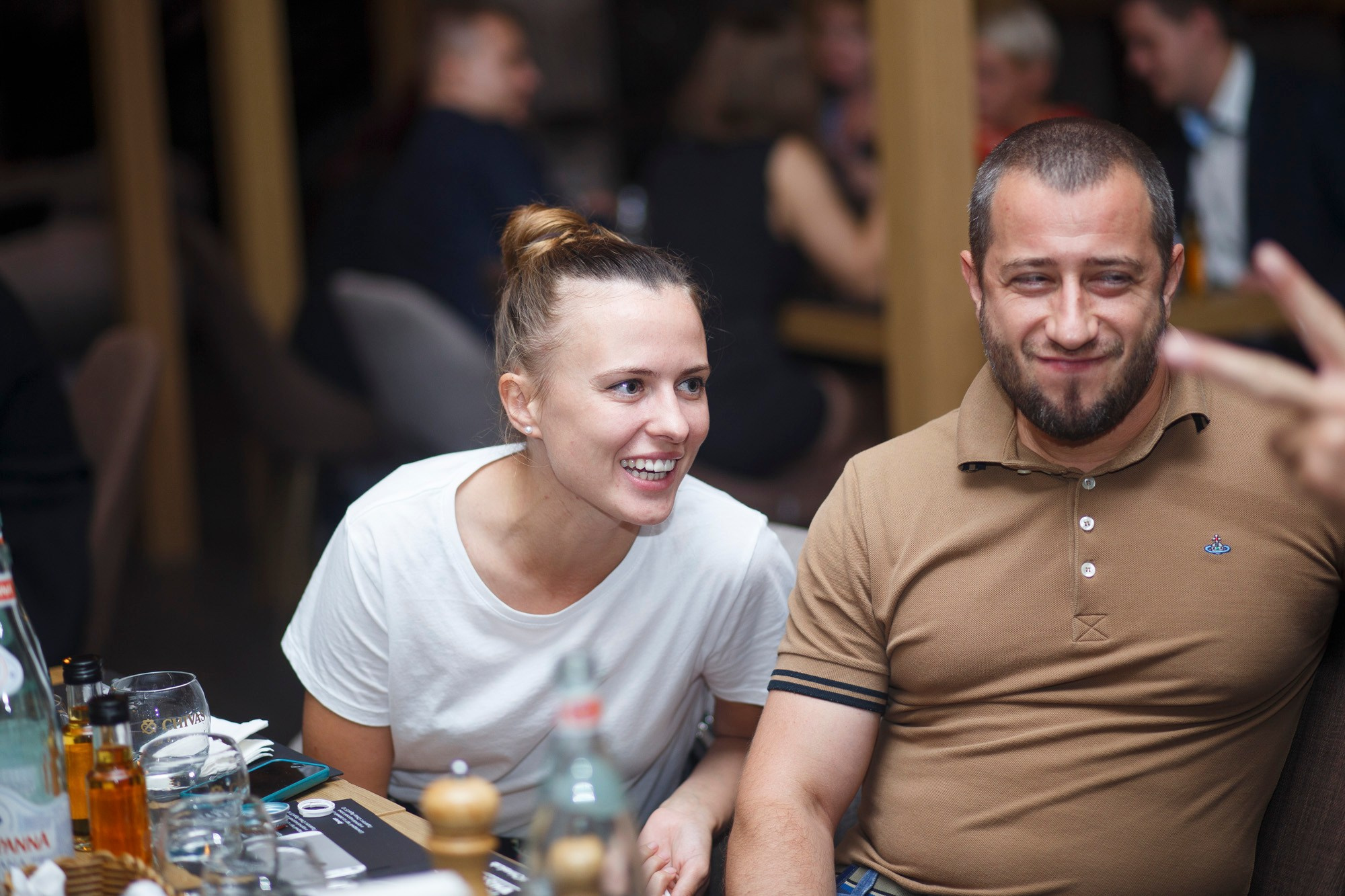 Dinner Chivas. Reportage and staged photographer Natalia Sannikova