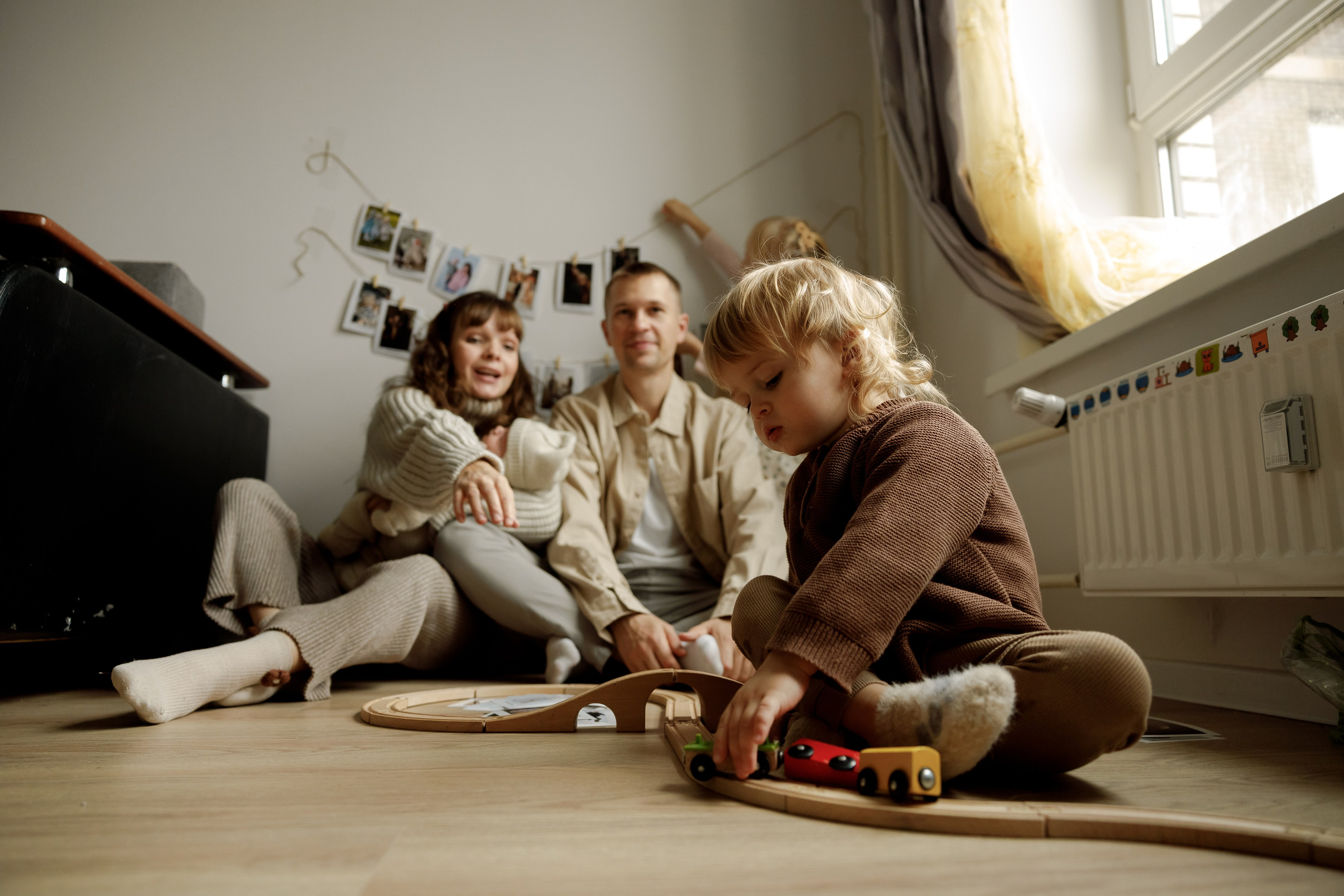 Домашняя семейная съёмка. Фотограф Москва