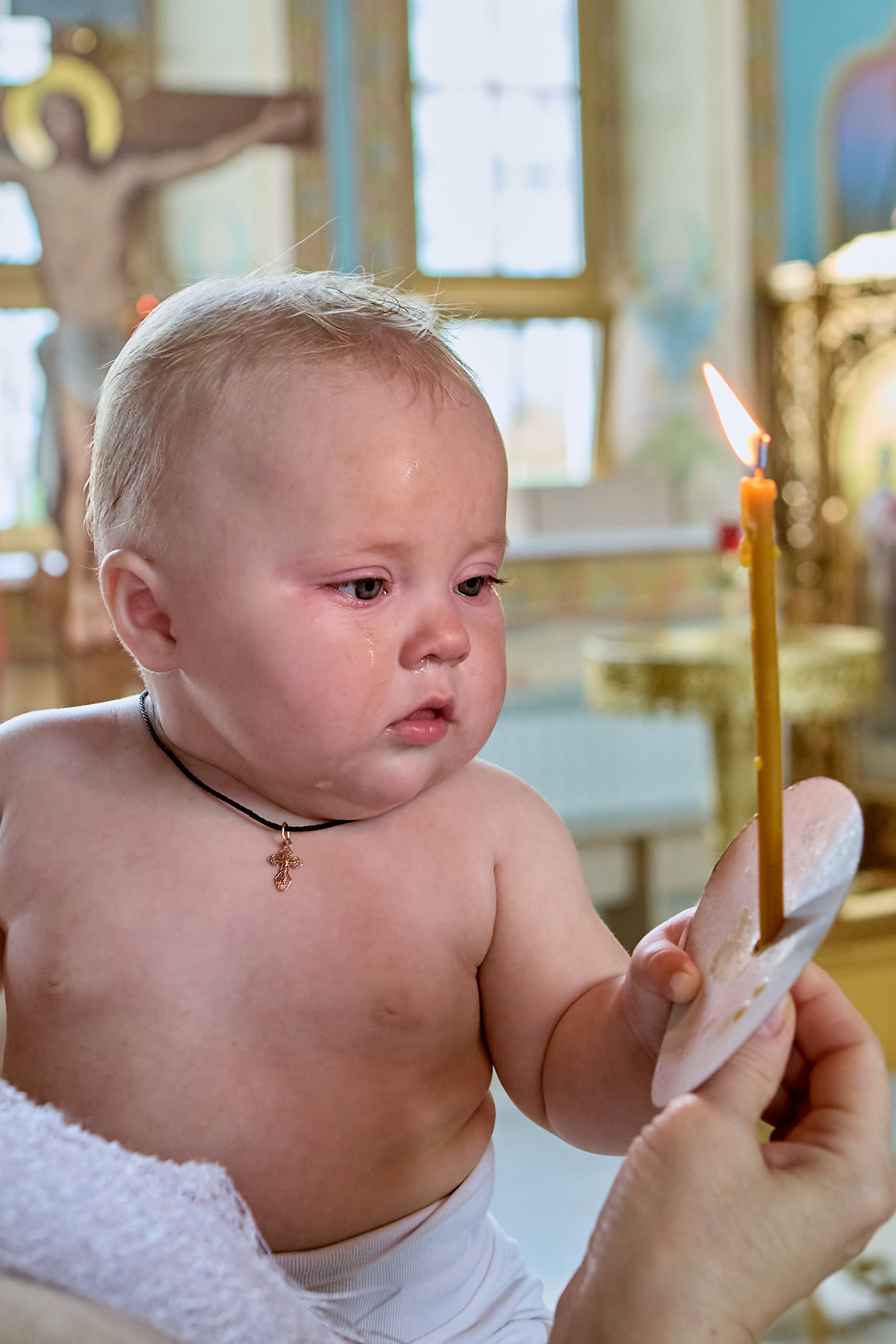 Фотосессия таинства Крещения младенца Евсевии г Дзержинск