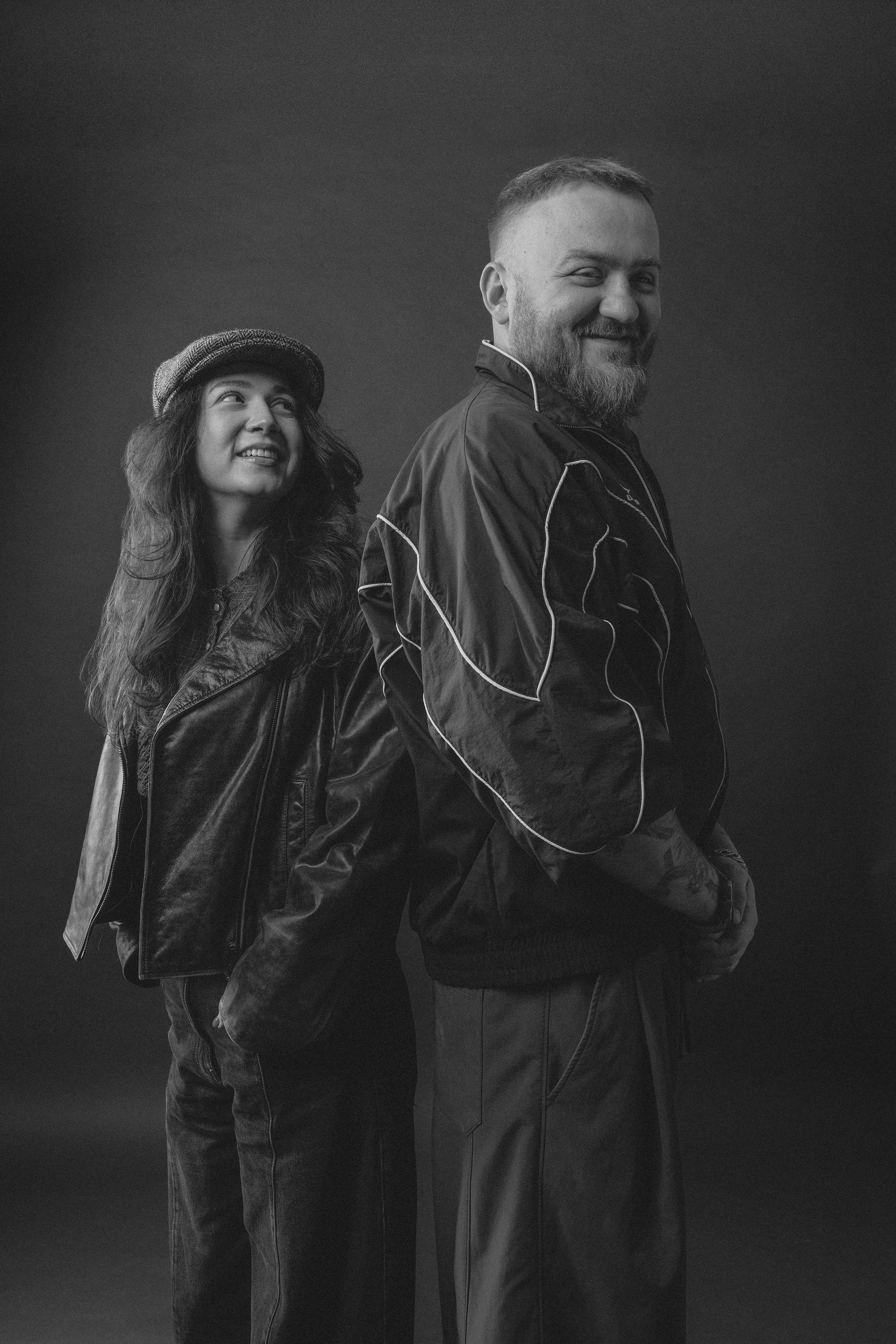 Pavel Dedishchev posing for a promotional photoshoot in a Barcelona studio