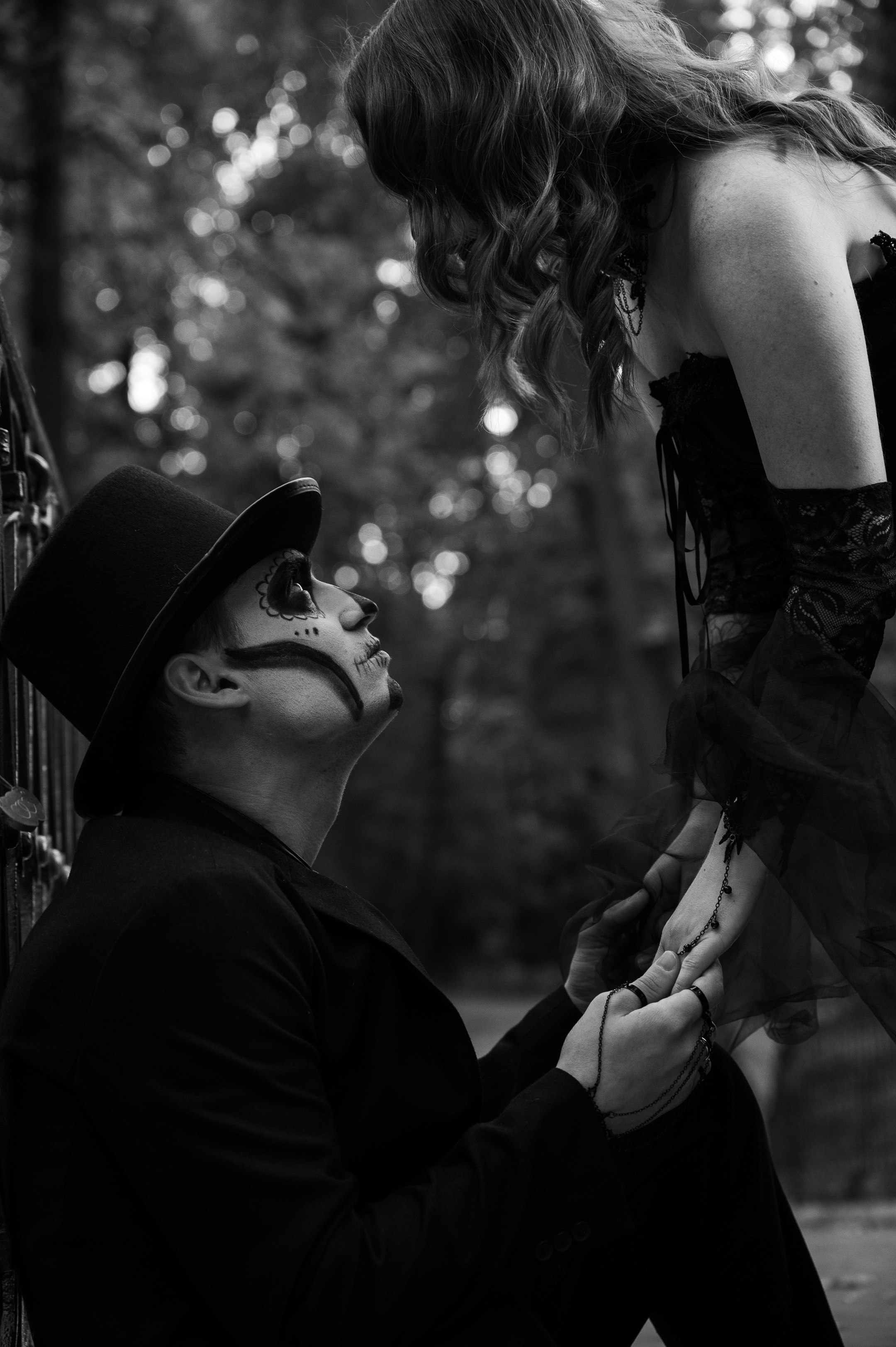 Halloween (Roman and Natalia). Photographer in Moscow Anna Chistiakova